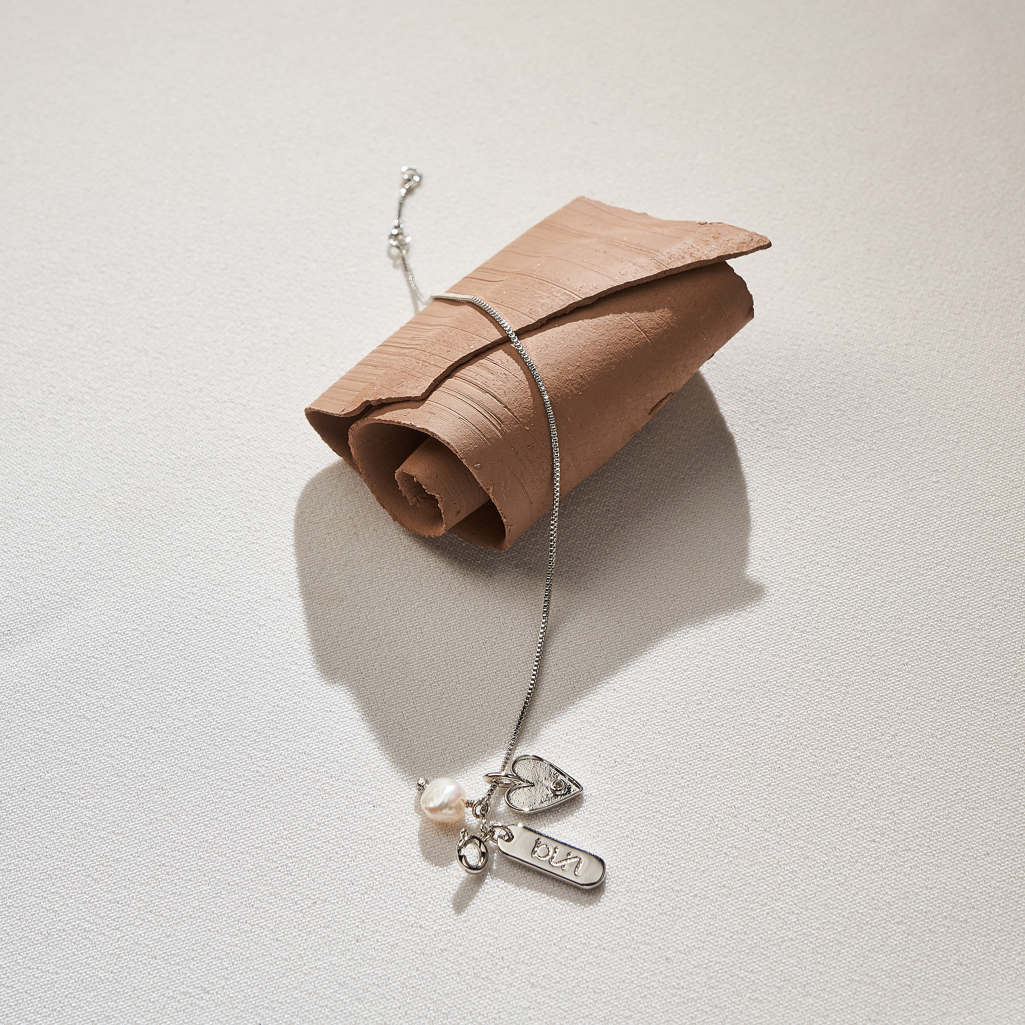 Pulseira Manuela Banho Ródio Branco