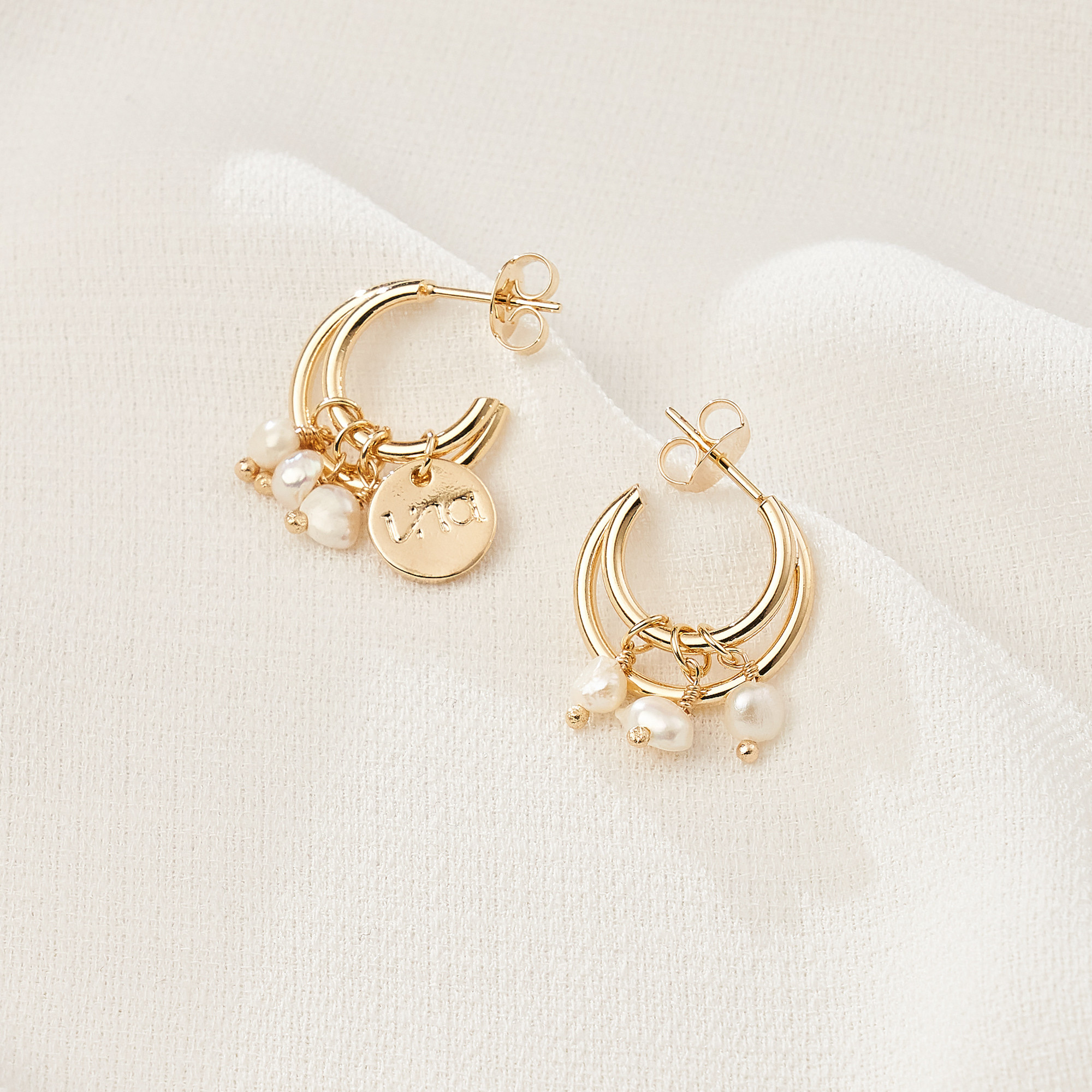 Brinco Daniela Banho Ouro 18k