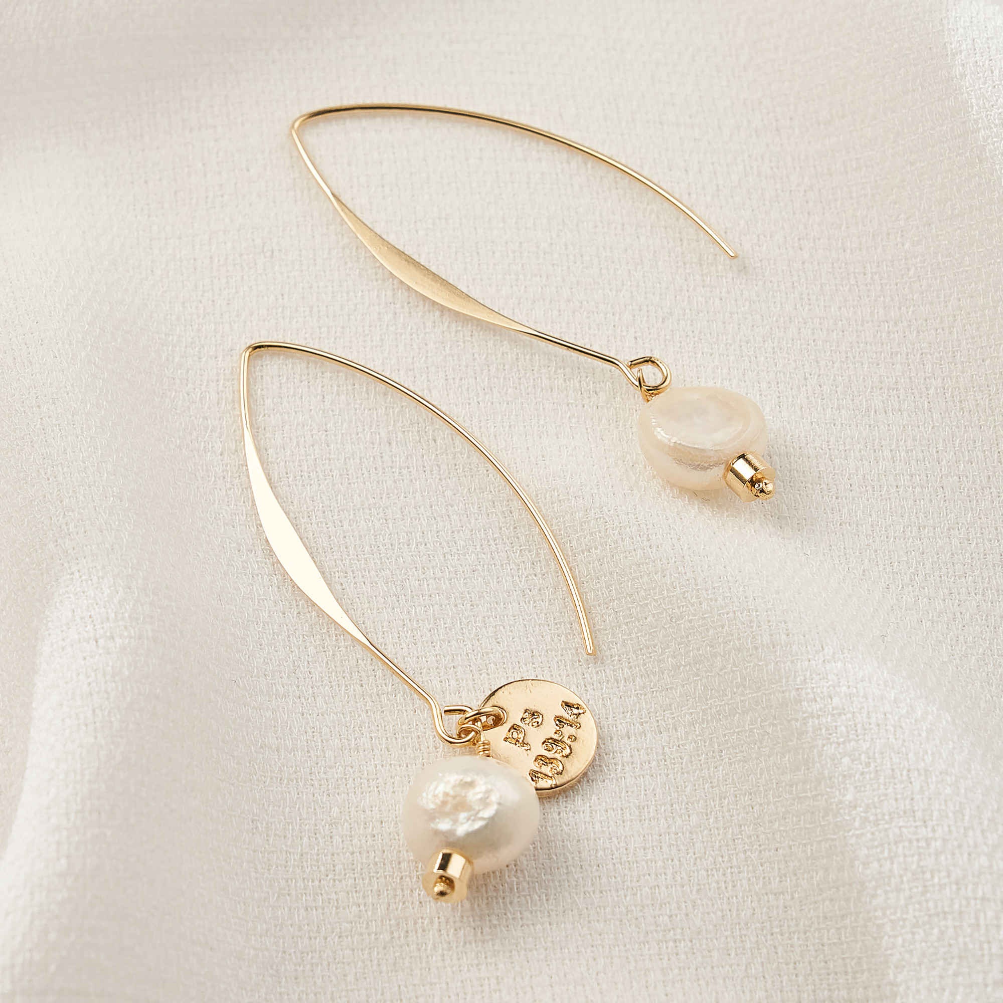 Brinco Solange Banho Ouro 18k