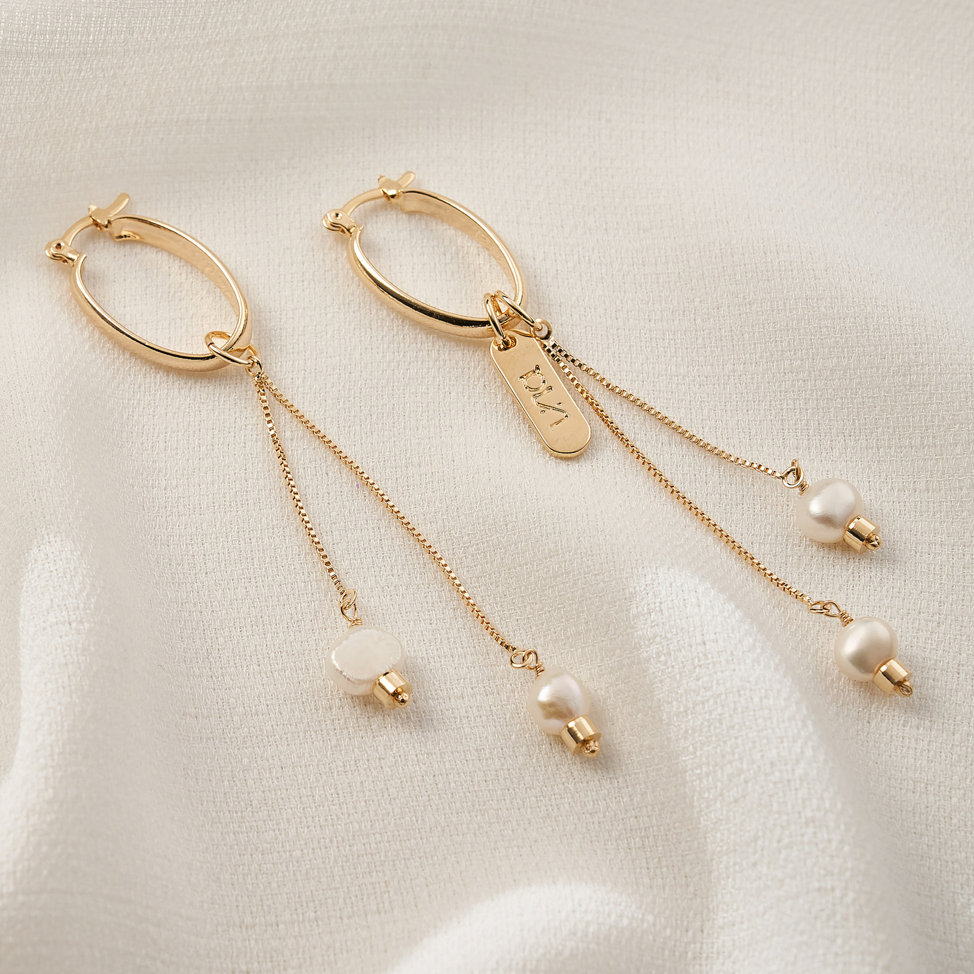 Brinco Danielly Banho Ouro 18k