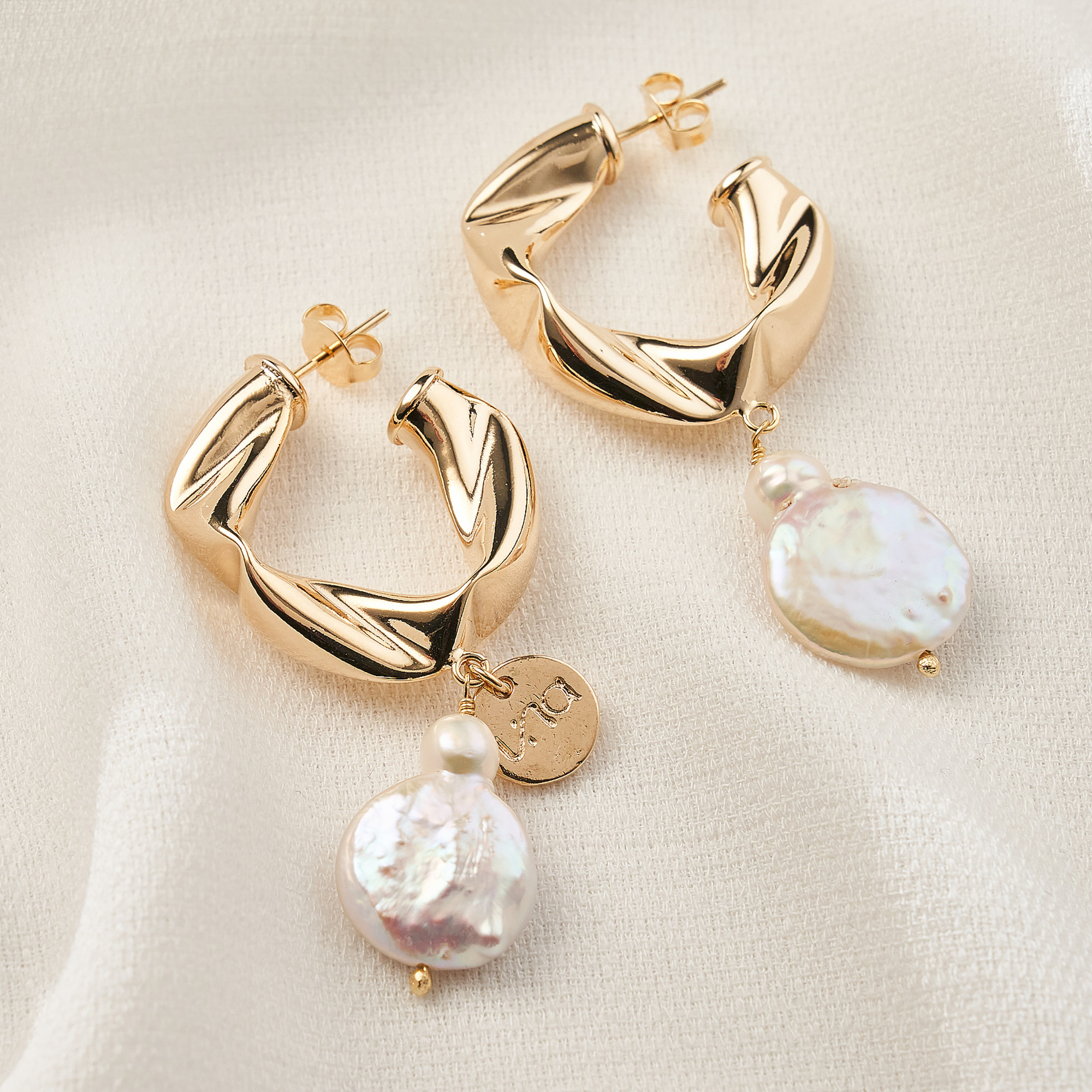 Brinco Carolina Banho Ouro 18k