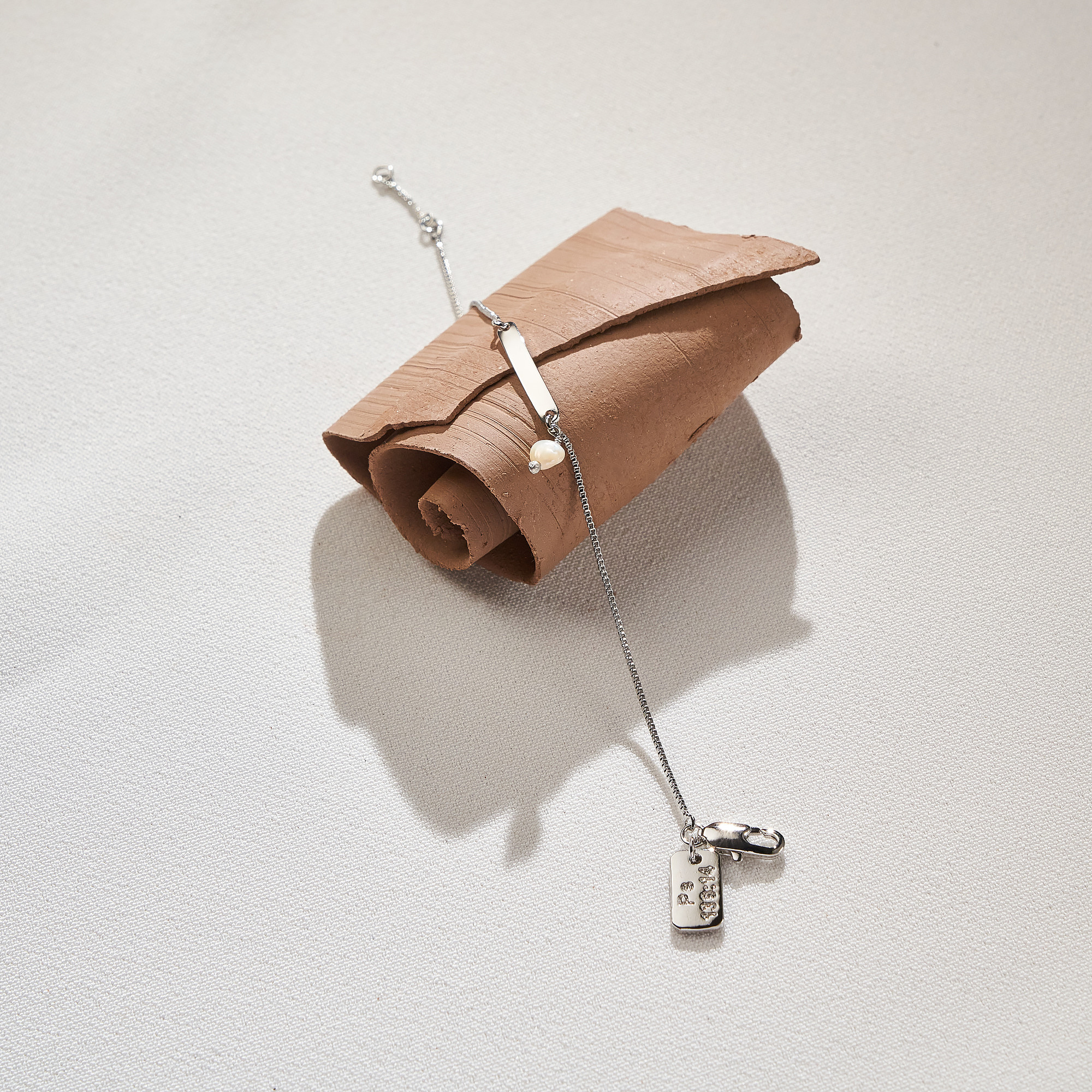 Pulseira Thaís Banho Ródio Branco