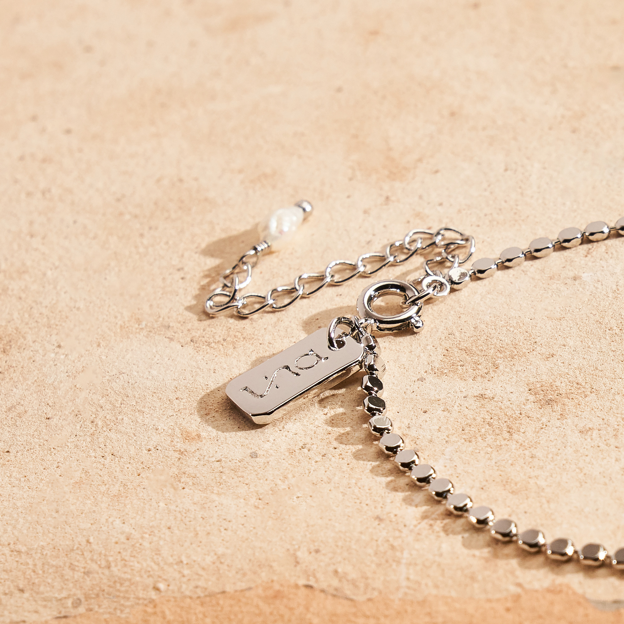 Pulseira Alana Banho Ródio Branco