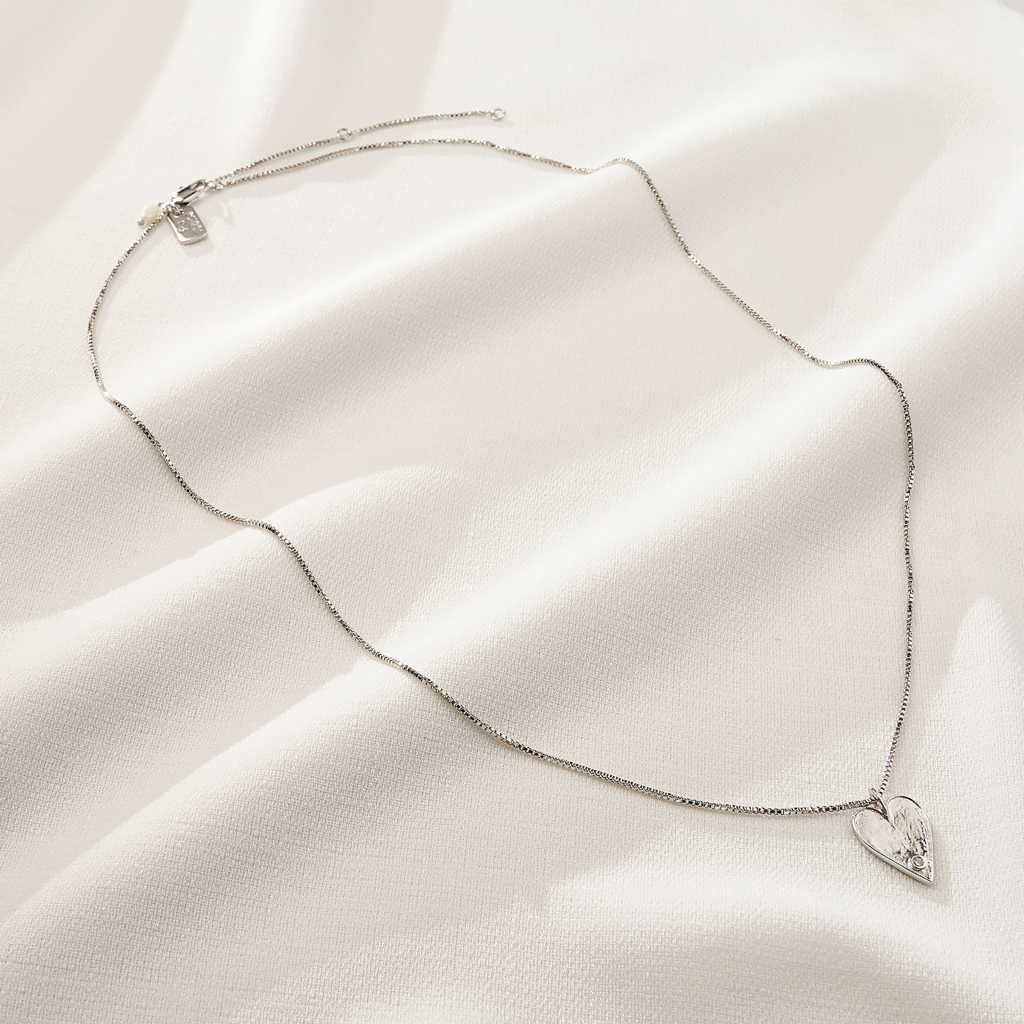 Colar Marta Banho Ródio Branco