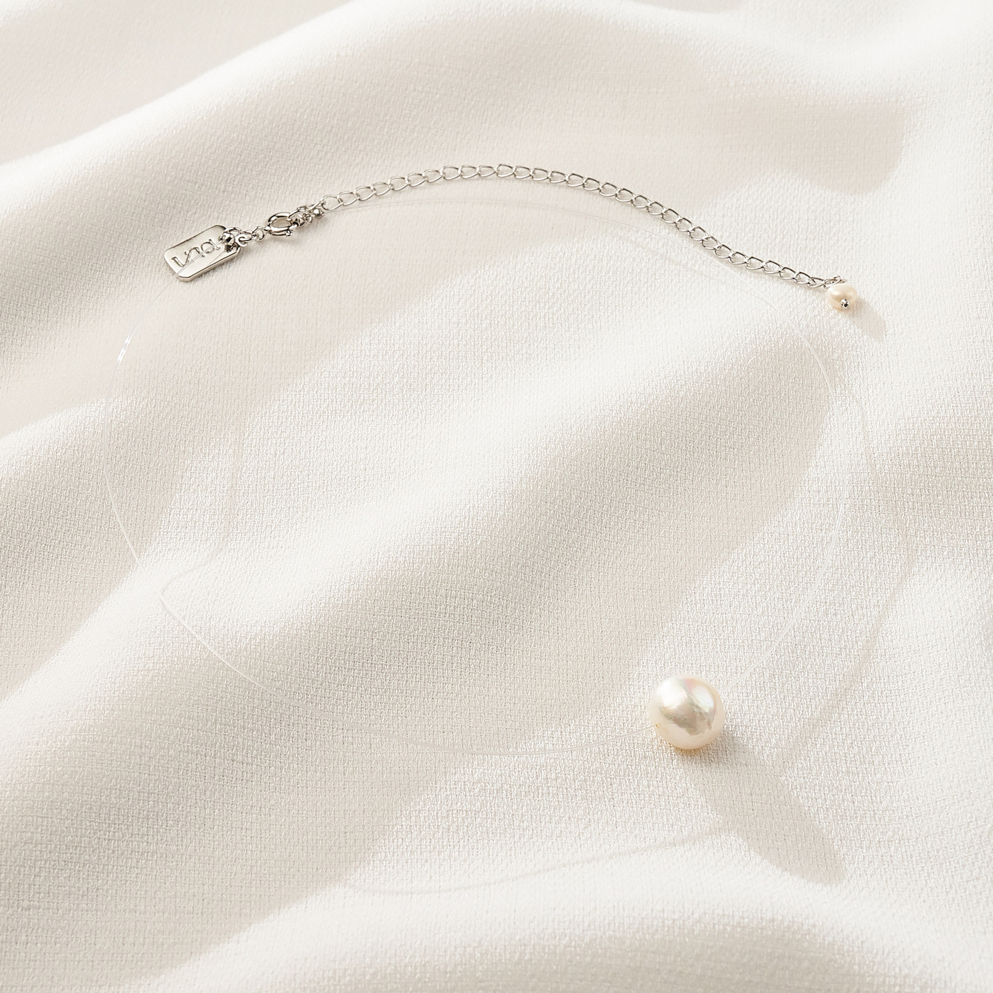 Colar Julieta Banho Ródio Branco