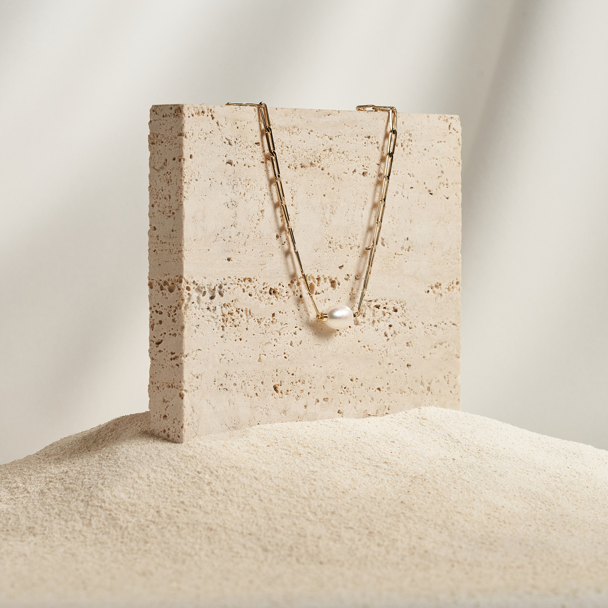 Colar Luna Banho Ouro 18k