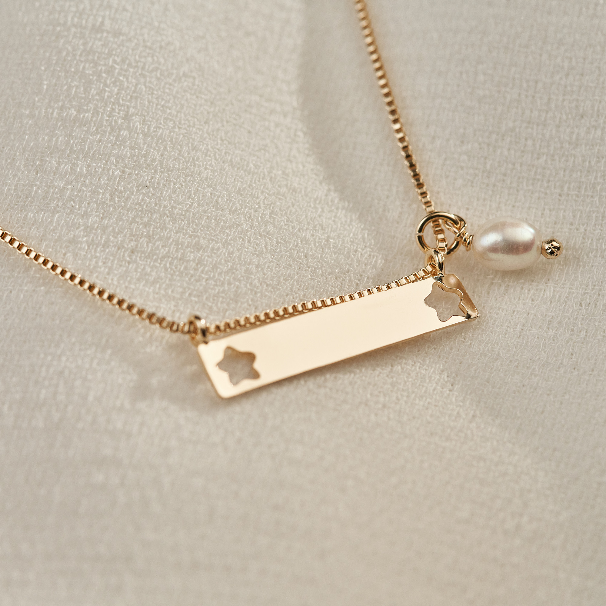 Colar Agatha Banho Ouro 18k