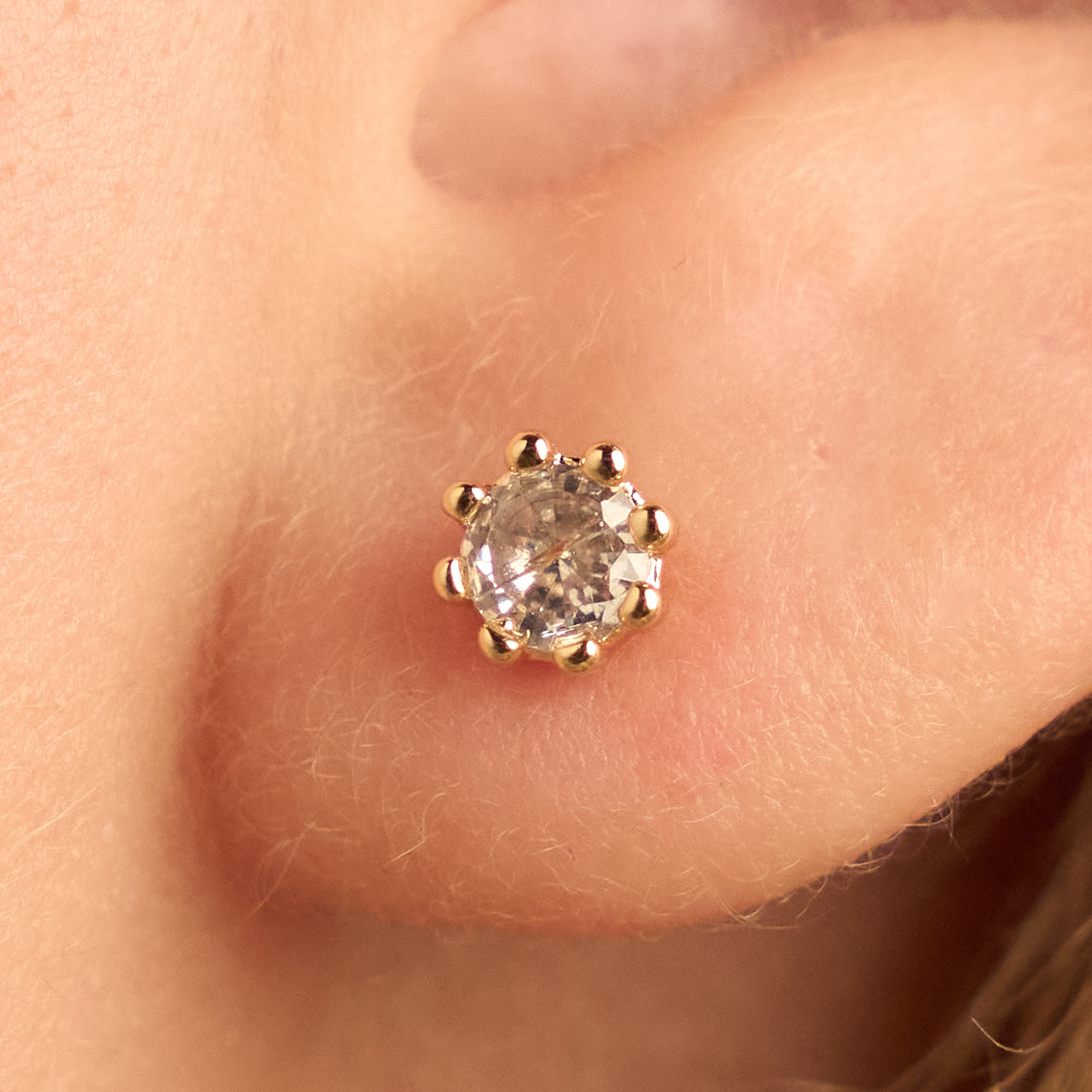 Brinco Lunna Banho Ouro 18k