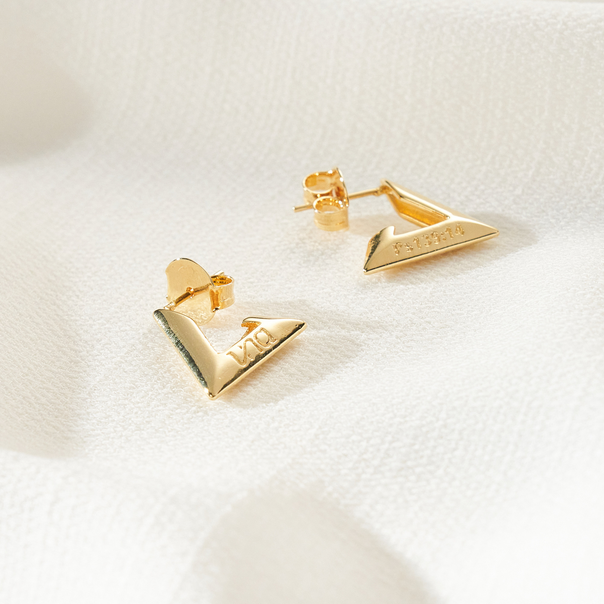 Brinco Maysa Banho Ouro 18k