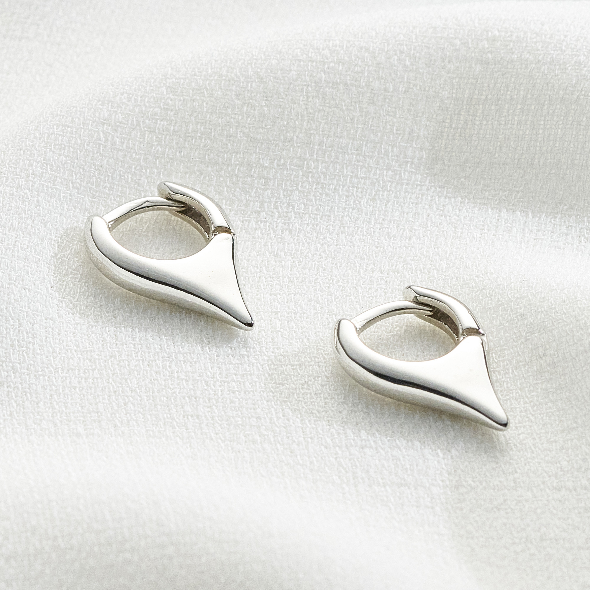 Brinco Janini Banho Ródio Branco