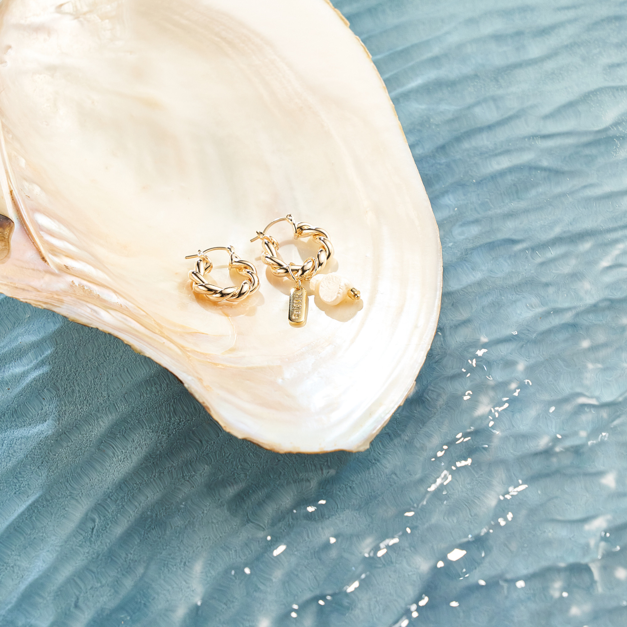 Brinco Dalva Banho Ouro 18k