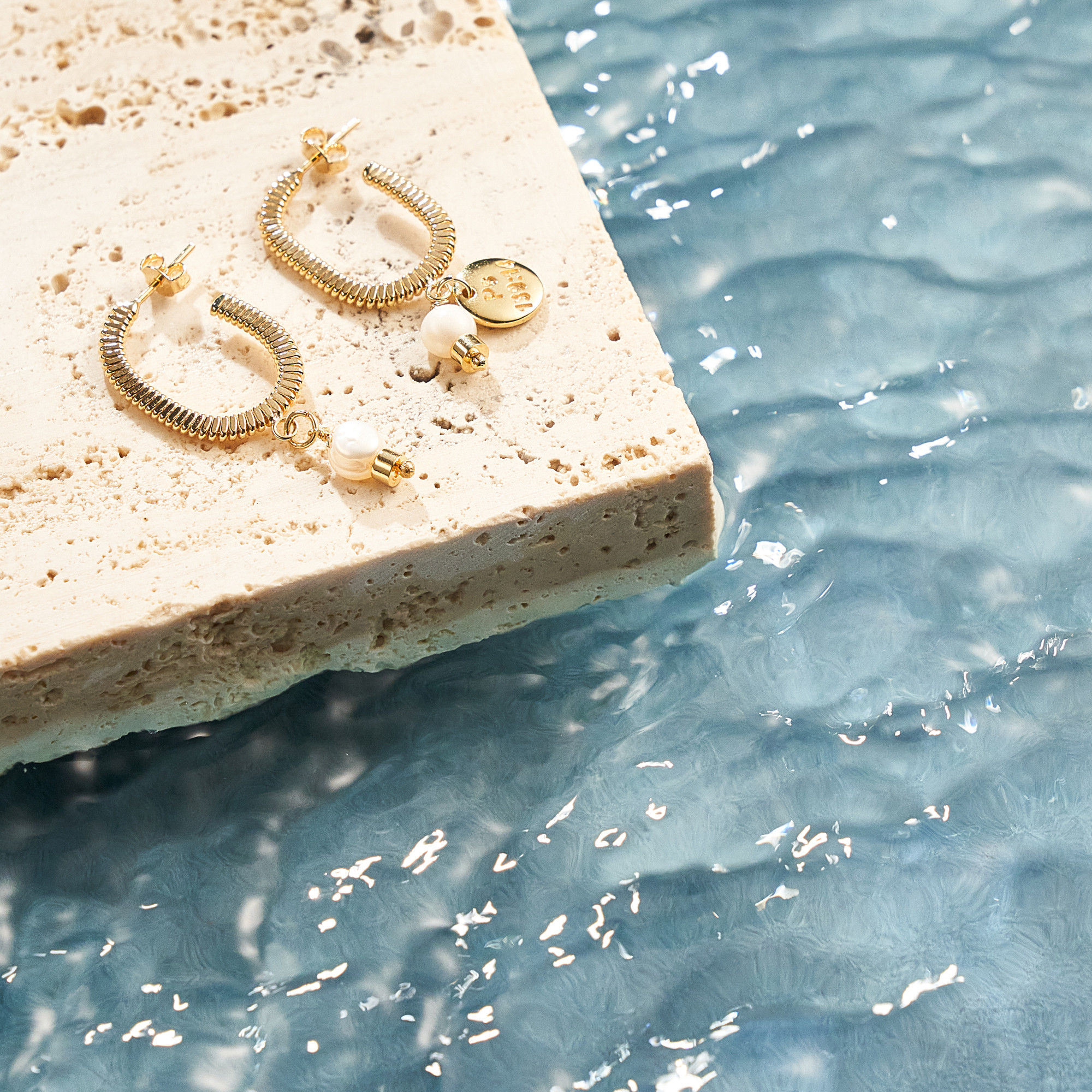 Brinco Ligia Banho Ouro 18k