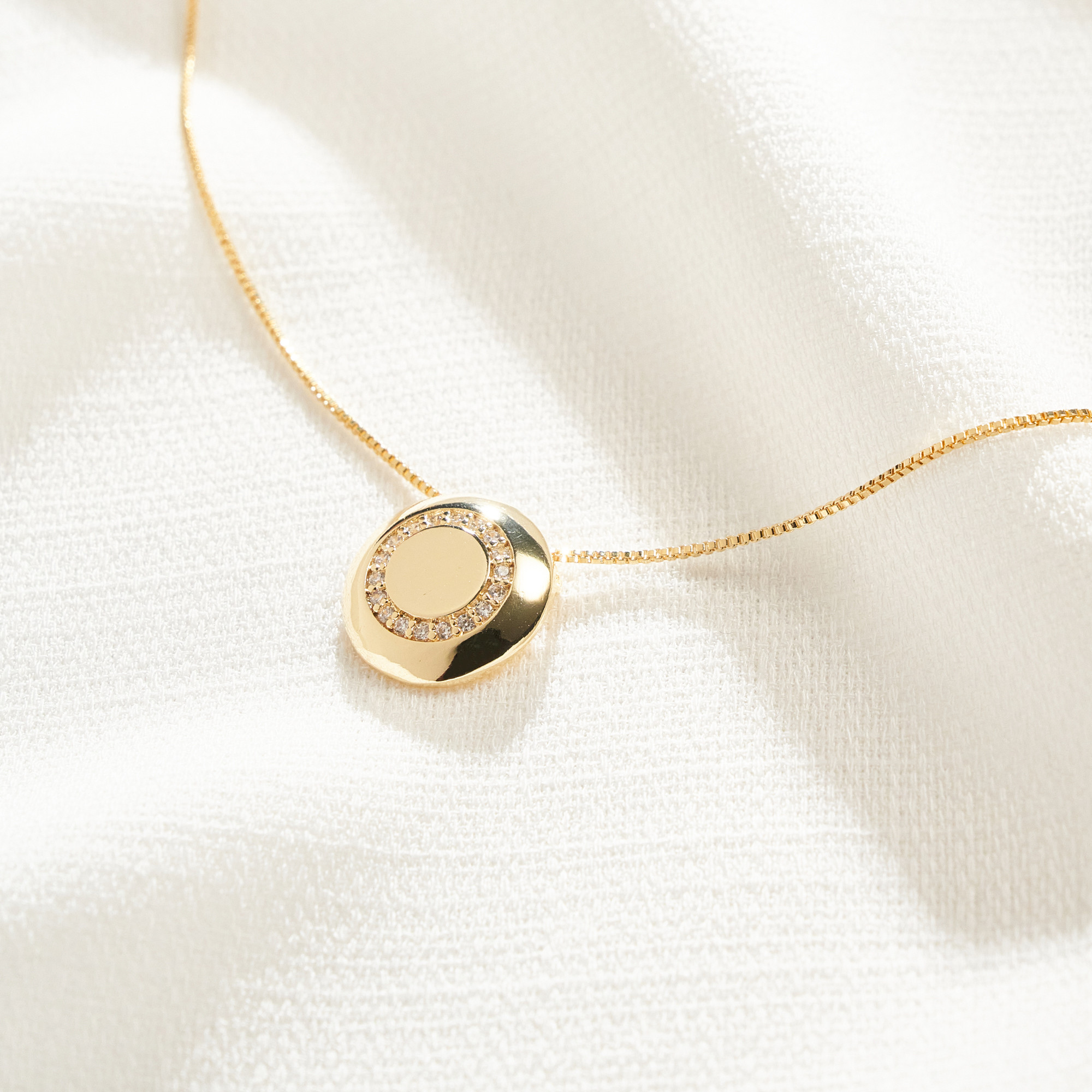 Colar Silvia Banho Ouro 18k