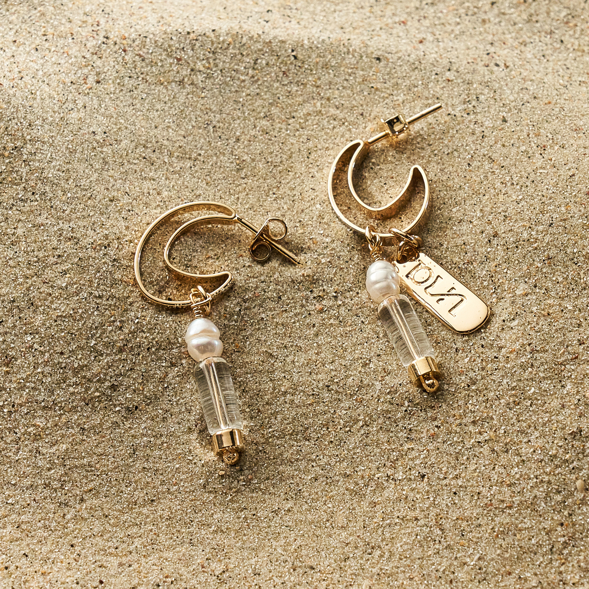 Brinco Heidi Banho Ouro 18k