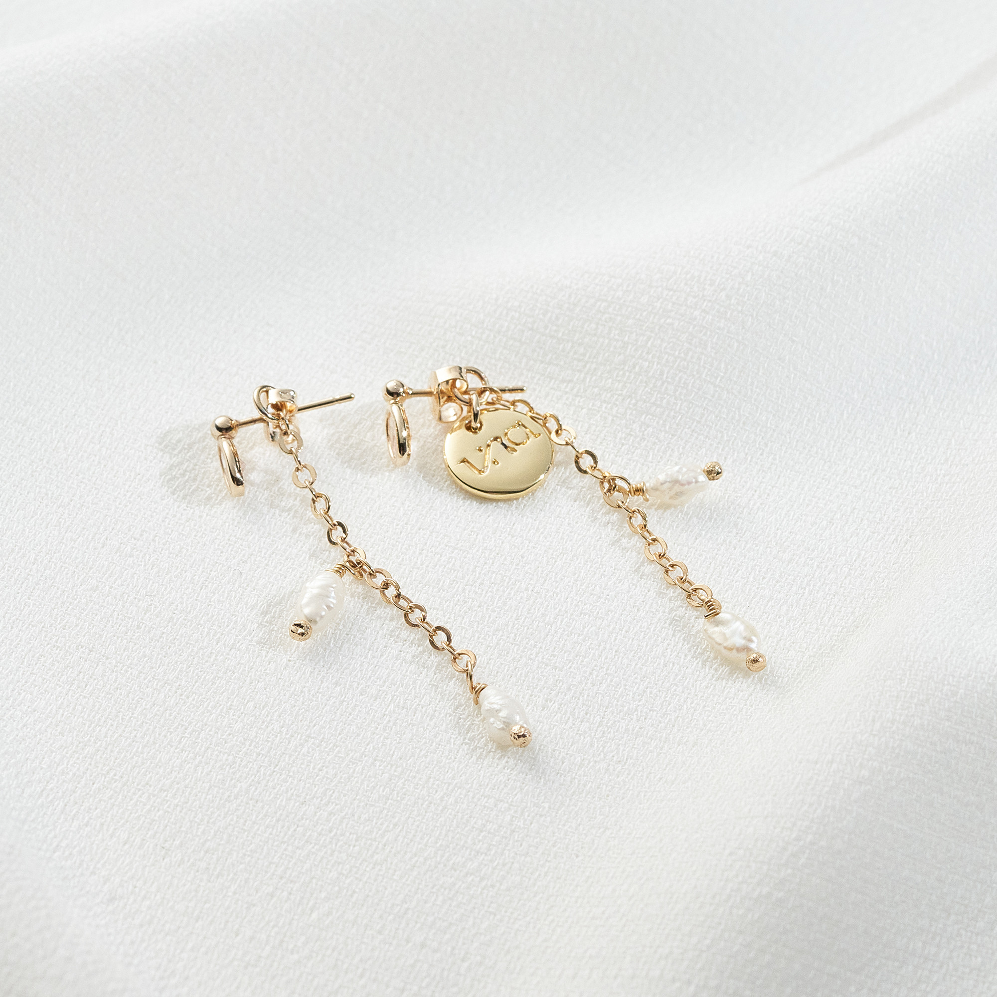 Brinco Liana Banho Ouro 18k