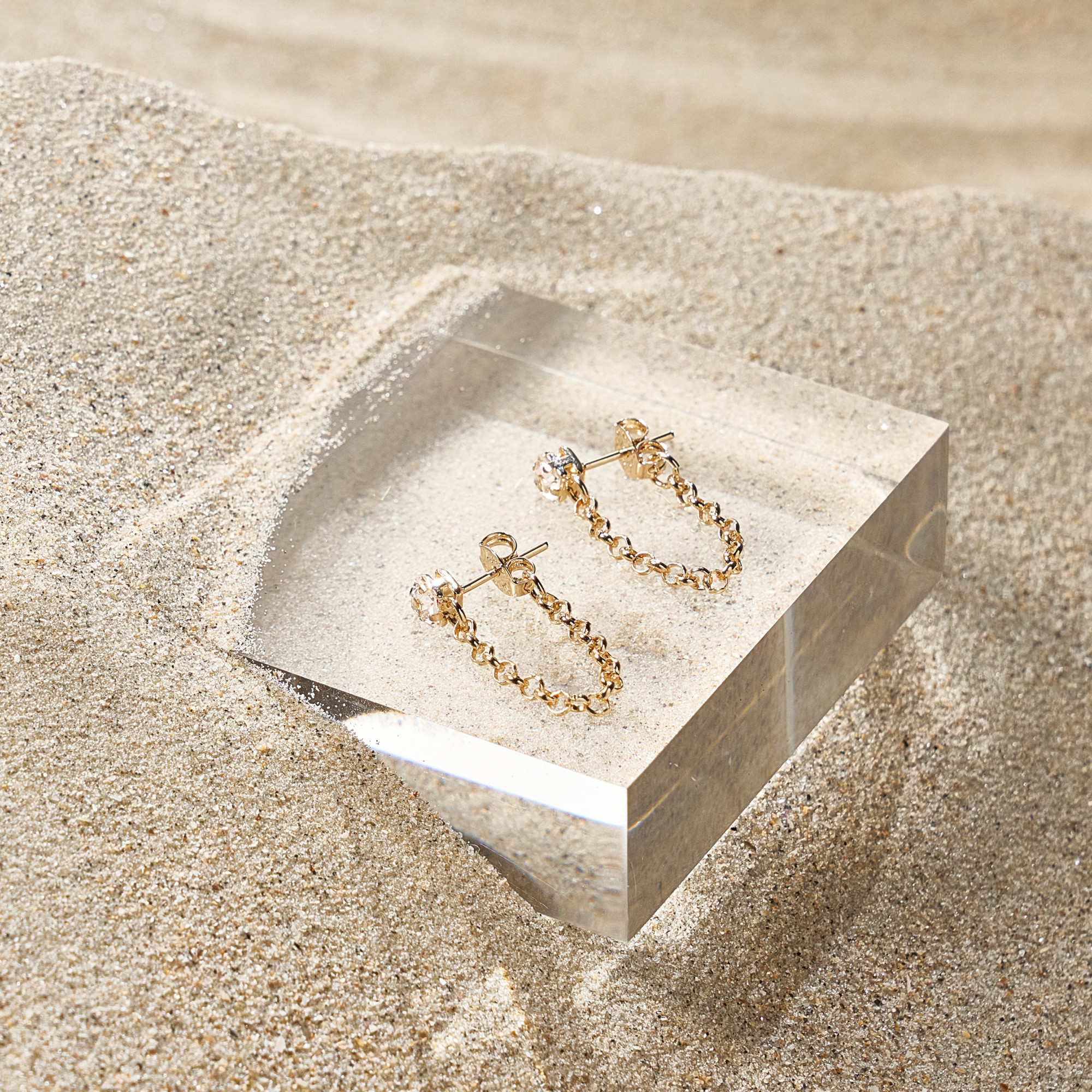 Brinco Alanis Banho Ouro 18k