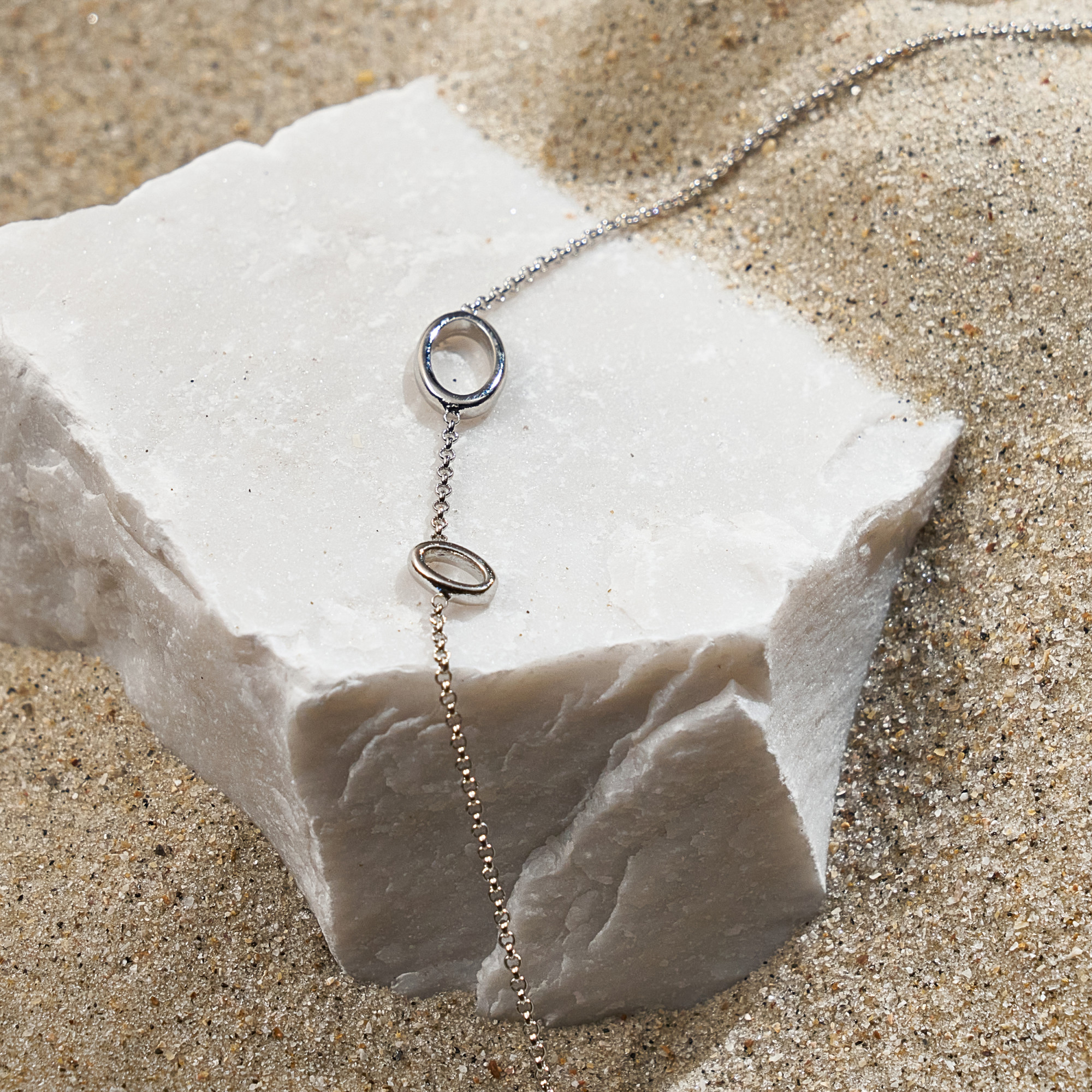 Pulseira Mayra Banho Ródio Branco 