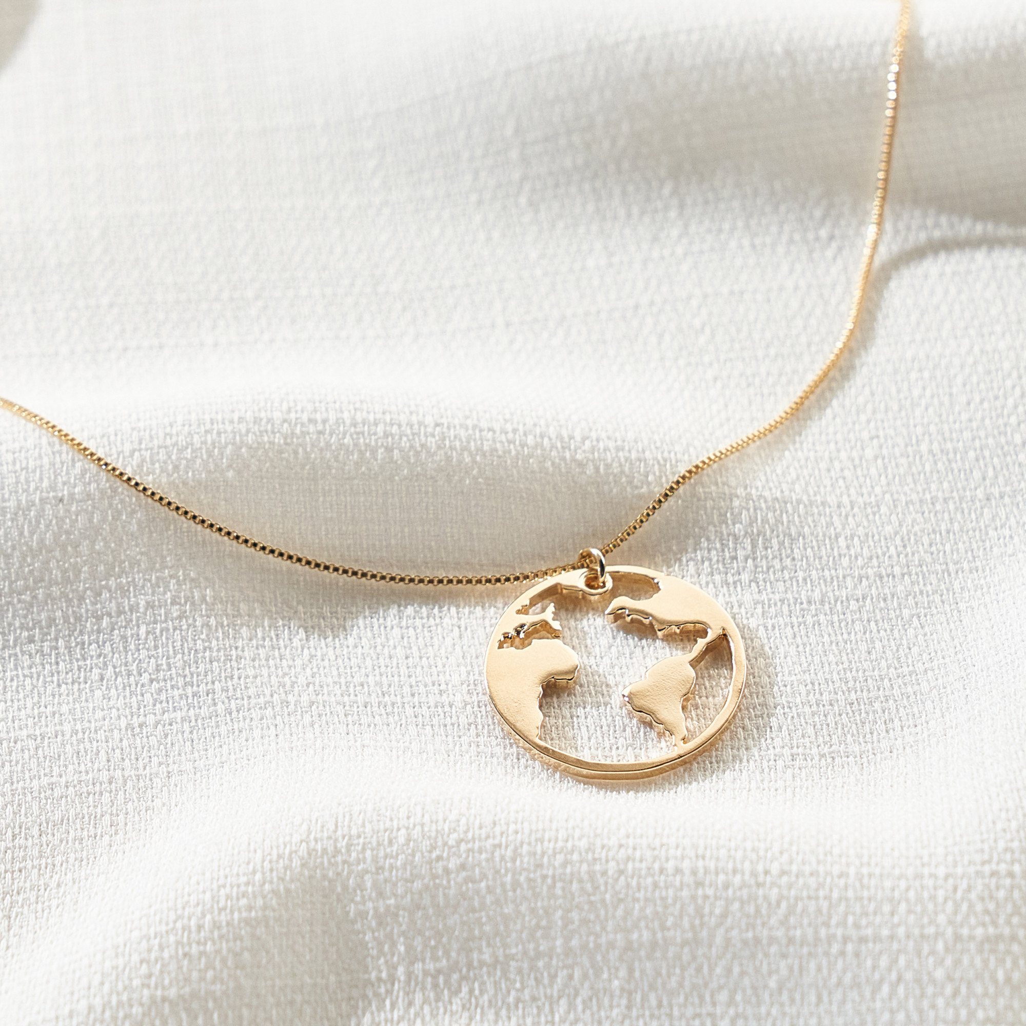 Colar Sandrine Banho Ouro 18k