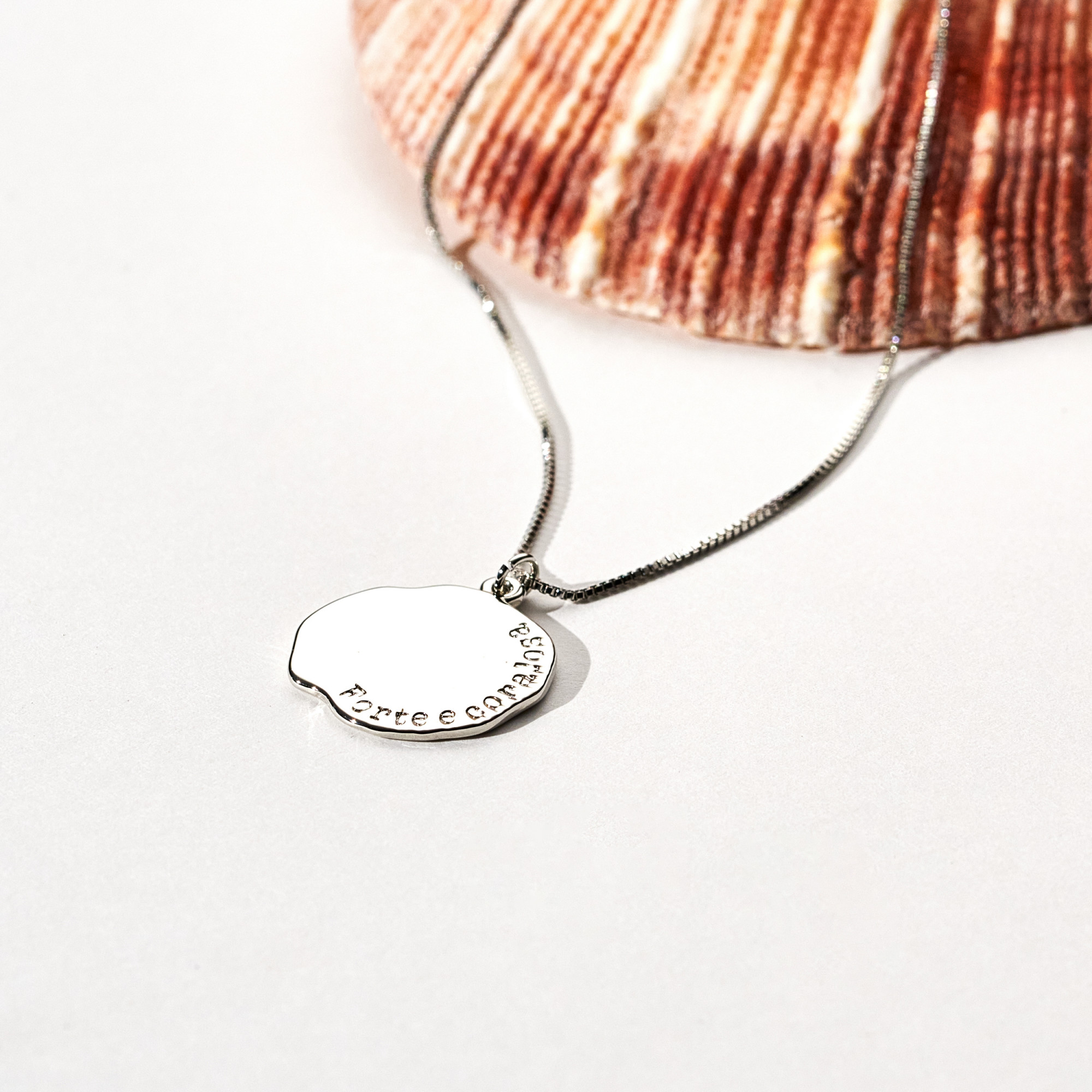 Colar Caterina Banho Ródio Branco