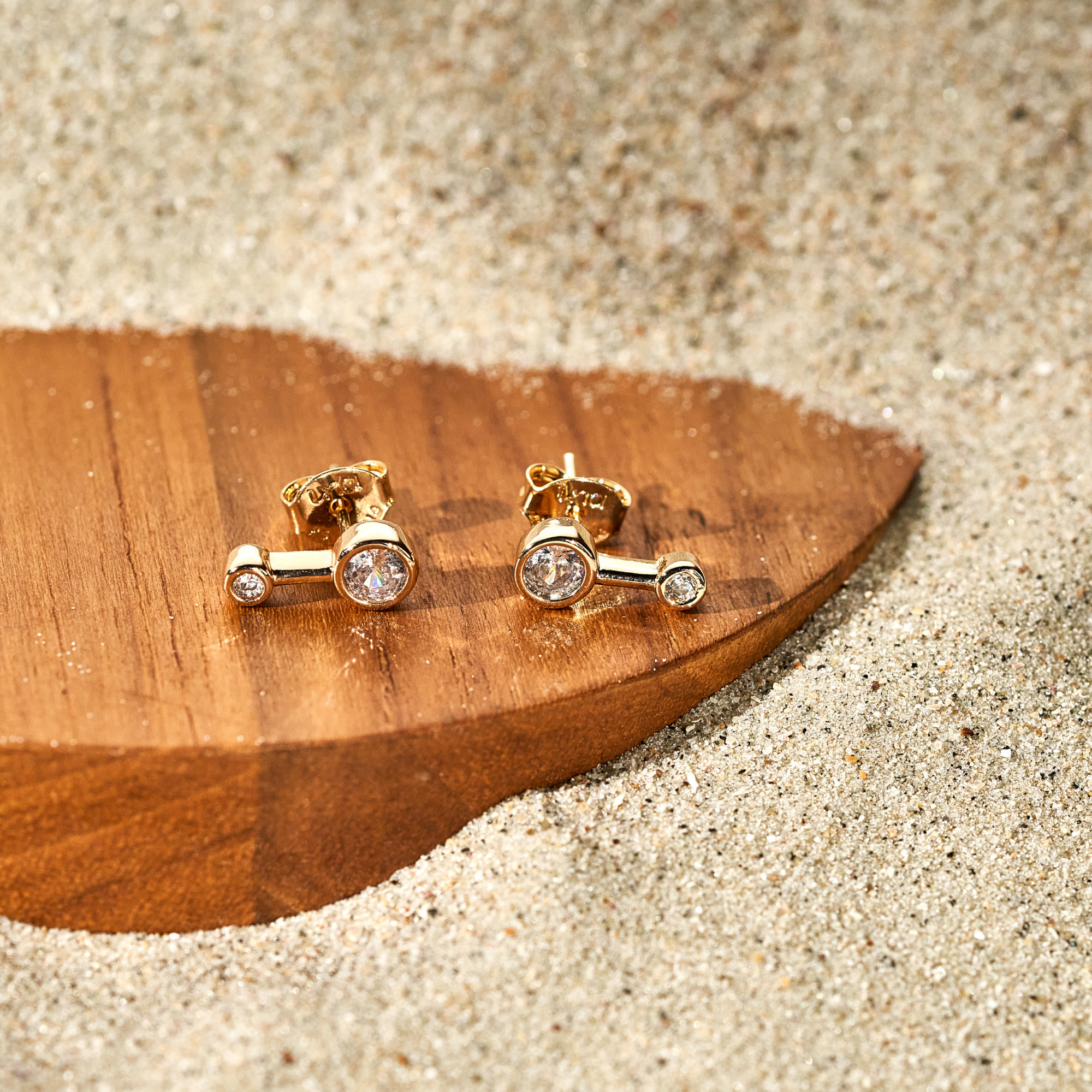 Brinco Carol Banho Ouro 18k