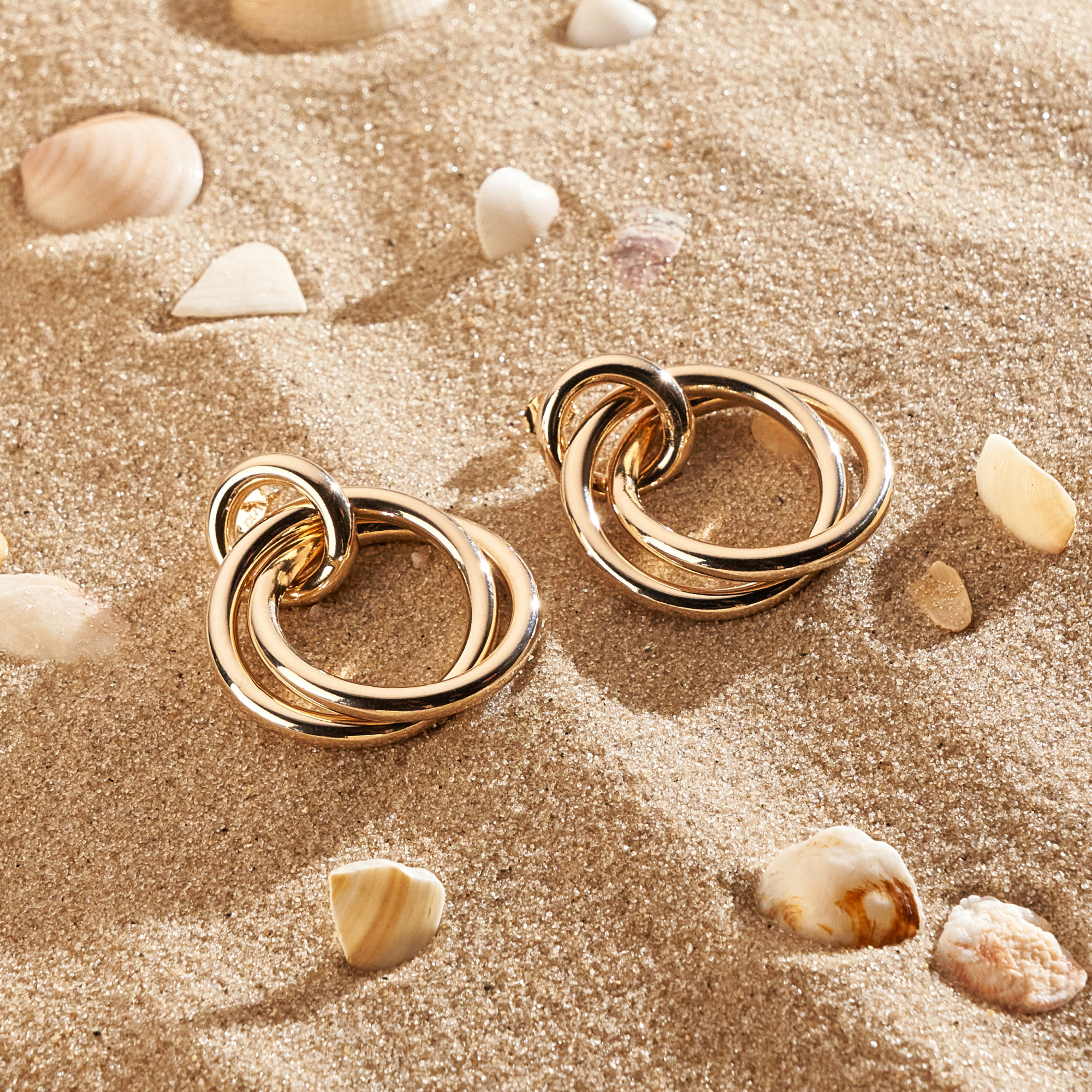 Brinco Belinda Banho Ouro 18k