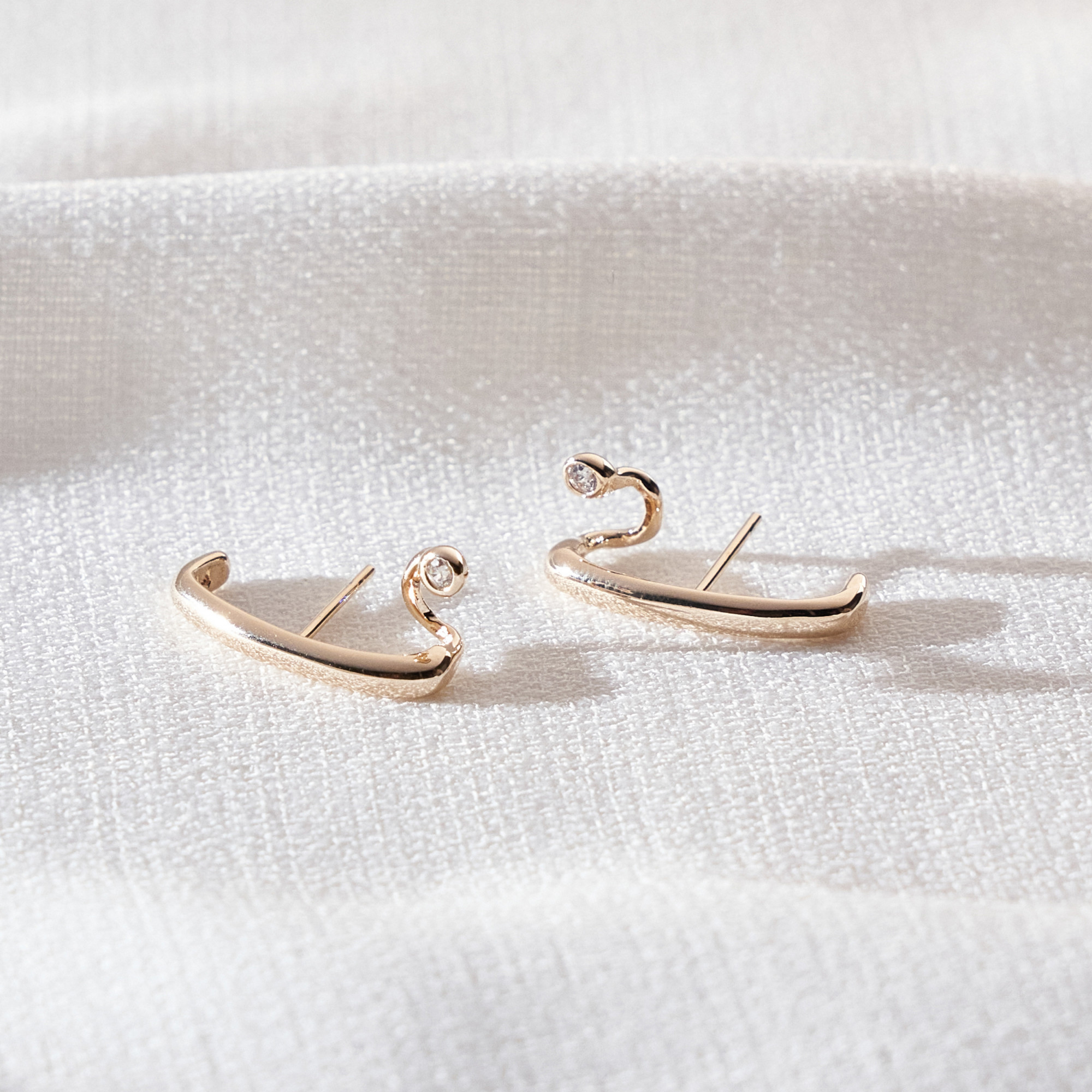 Brinco Holly Banho Ouro 18k