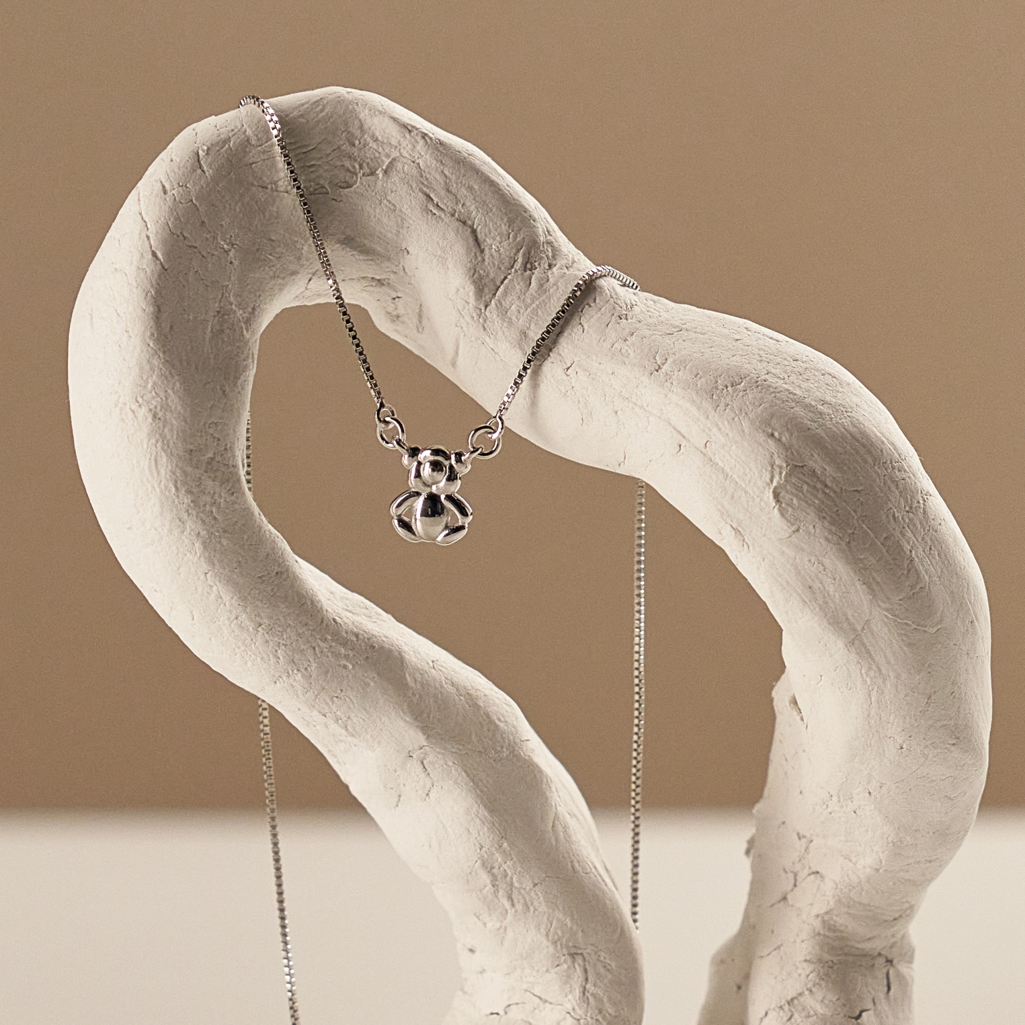 Colar Valerie Banho Ródio Branco