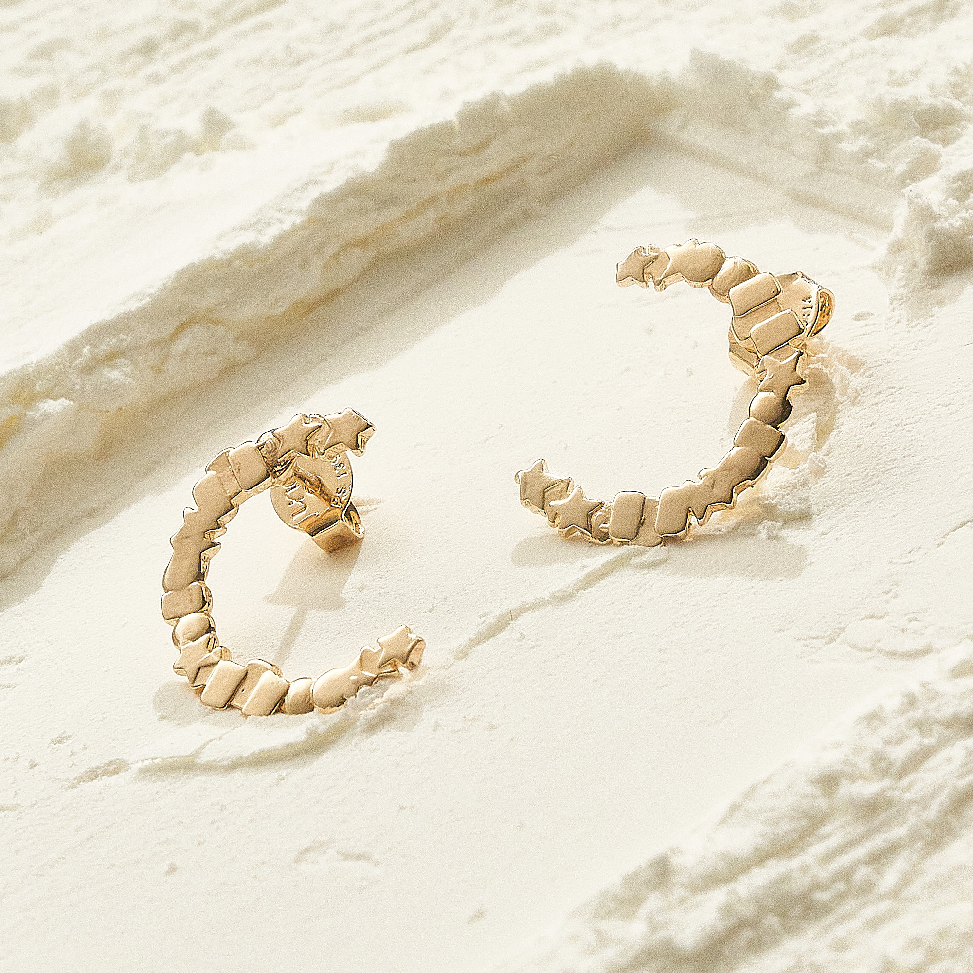 Brinco Lea Banho Ouro 18k