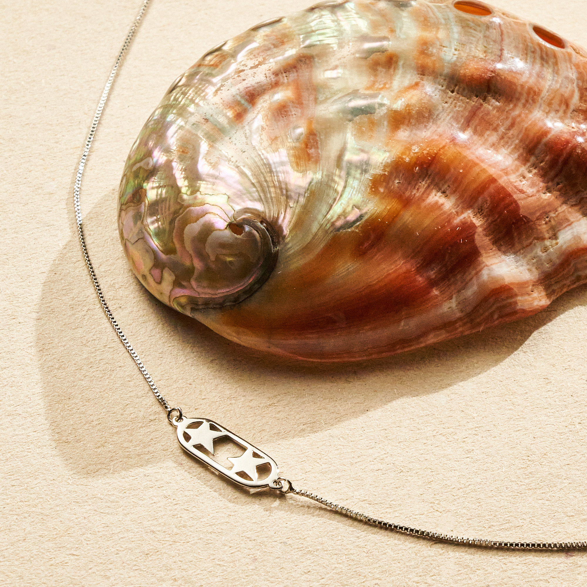 Colar Mindy Banho Ródio Branco