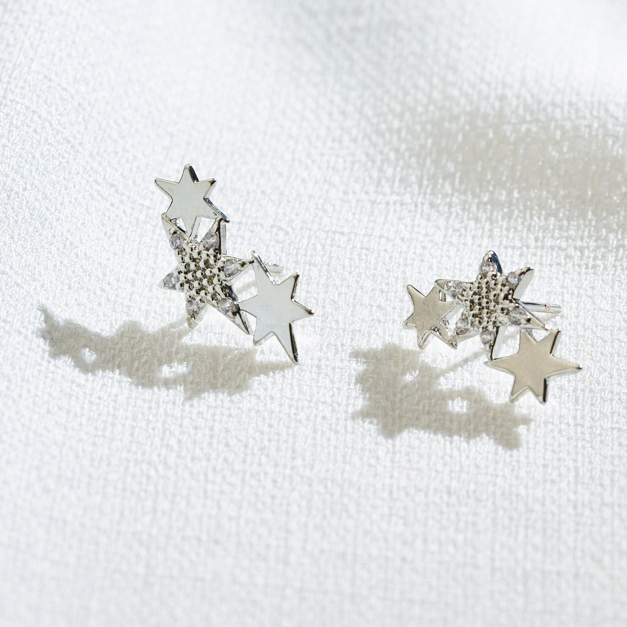 Brinco Miram Banho Ródio Branco