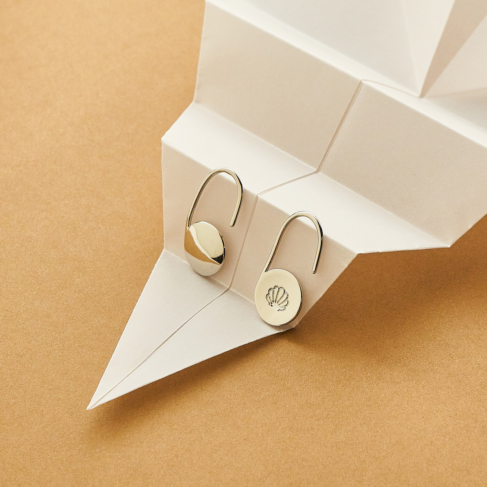 Brinco Nice Banho Ródio Branco