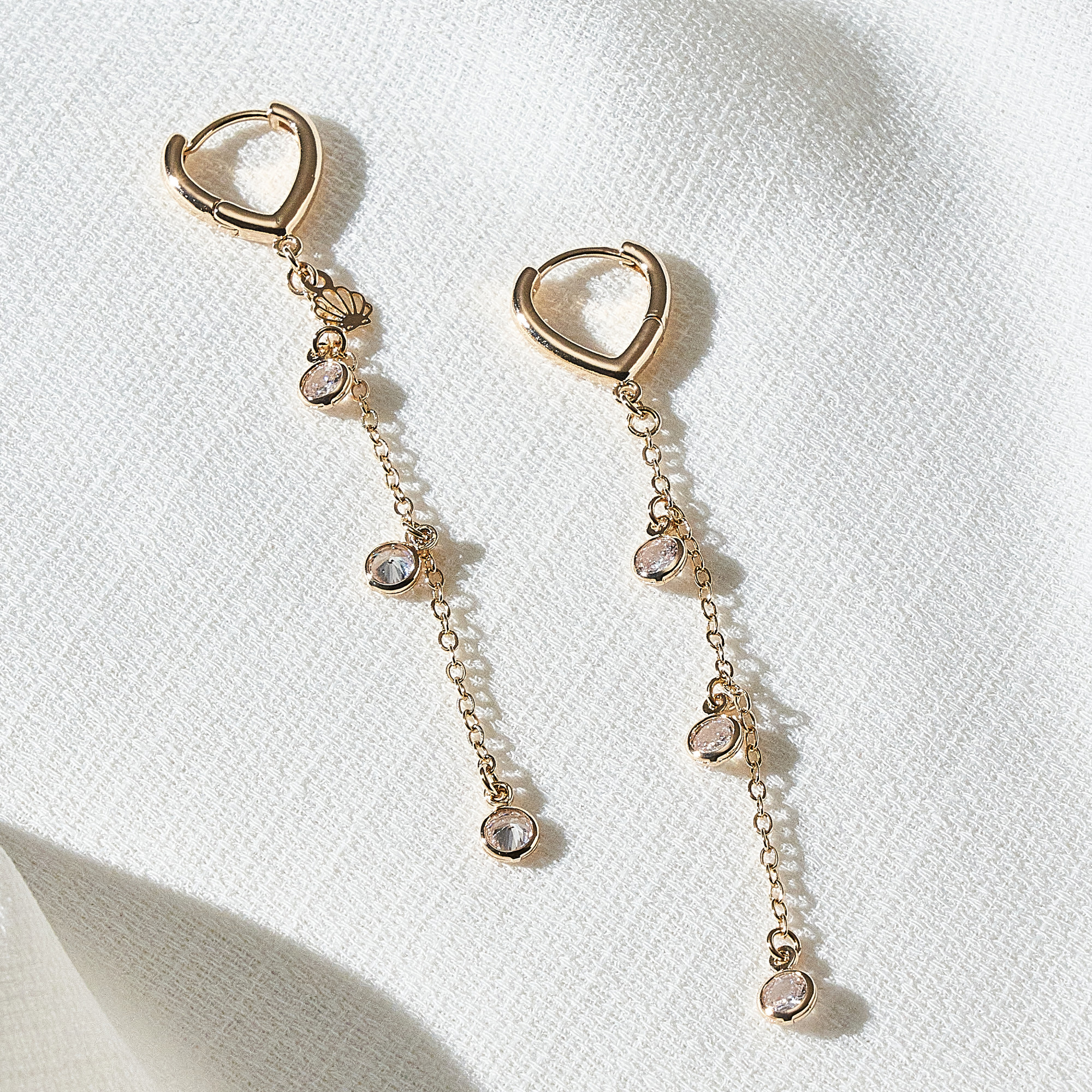 Brinco Kylie Banho Ouro 18k