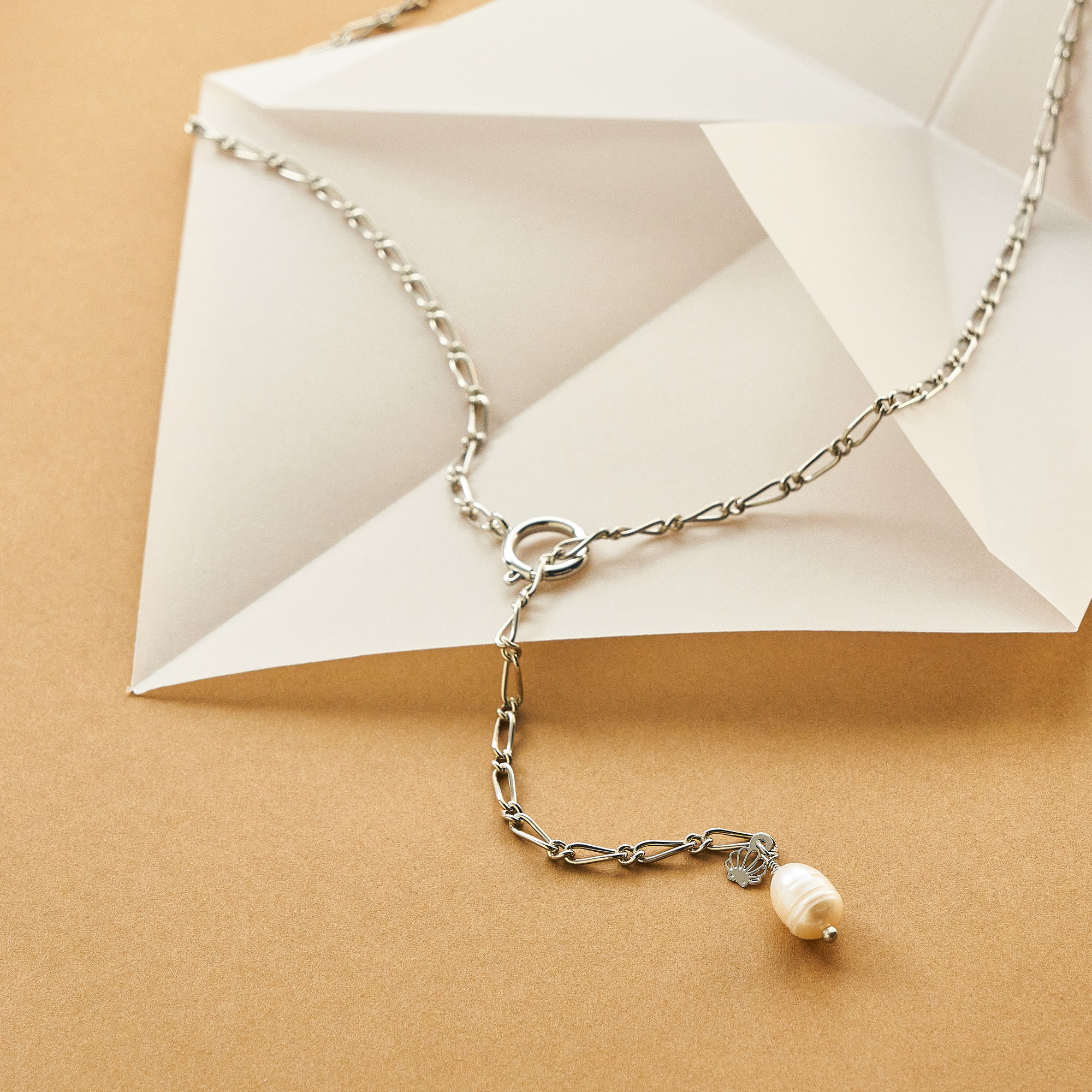 Colar Veridiana Banho Ródio Branco