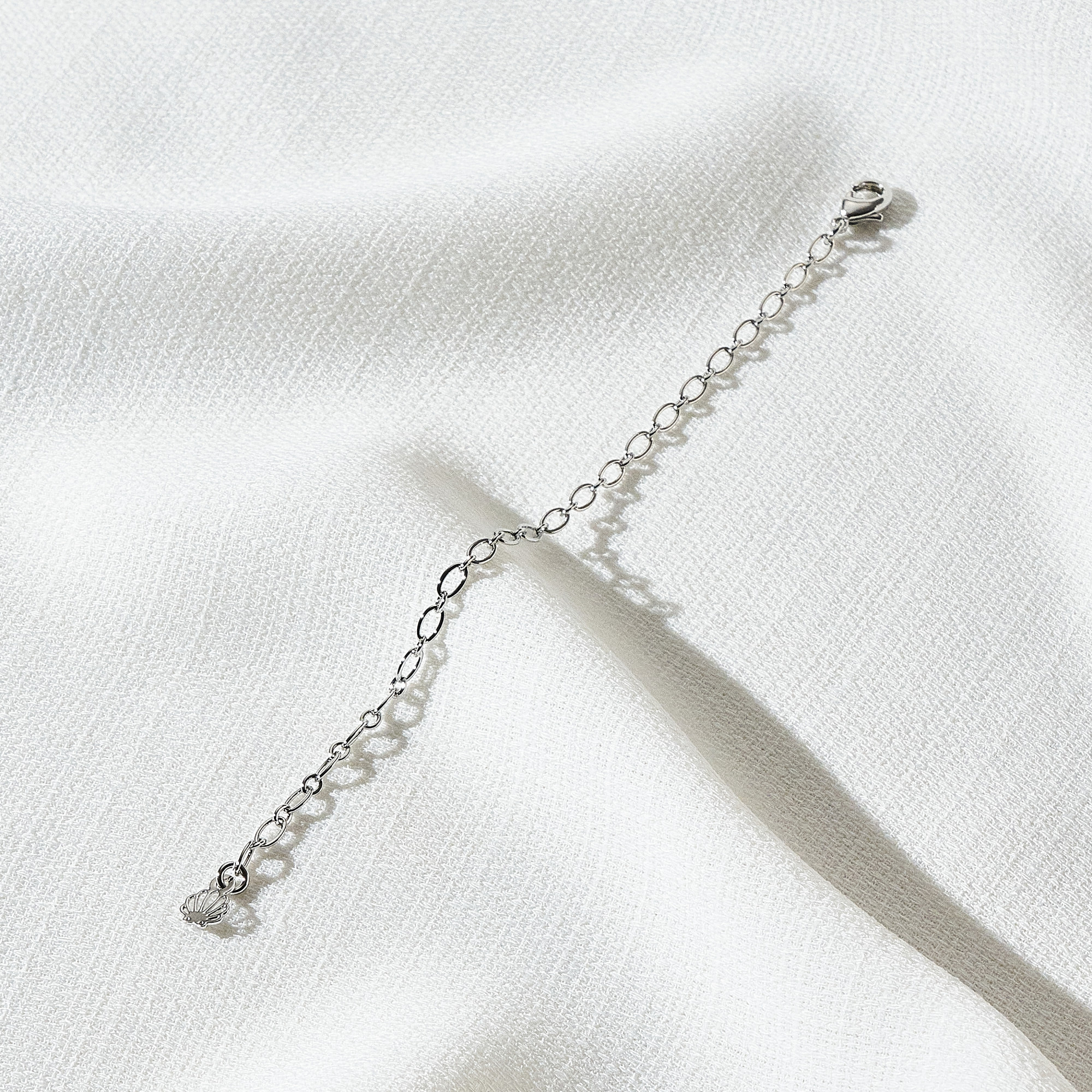 Extensor Adalia Banho Ródio Branco