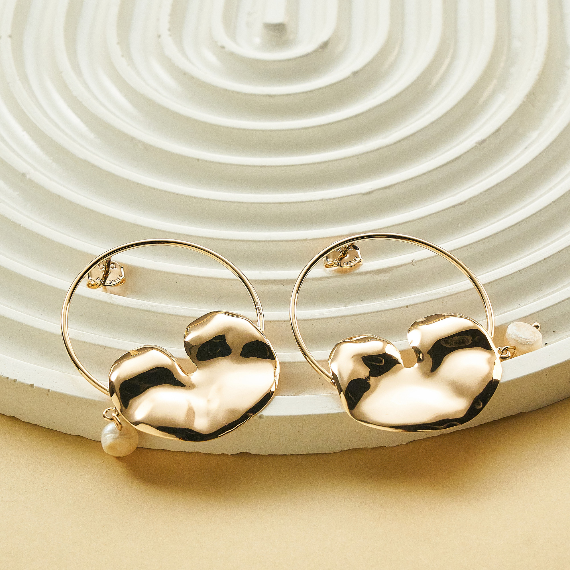 Brinco Quitéria Banho Ouro 18k