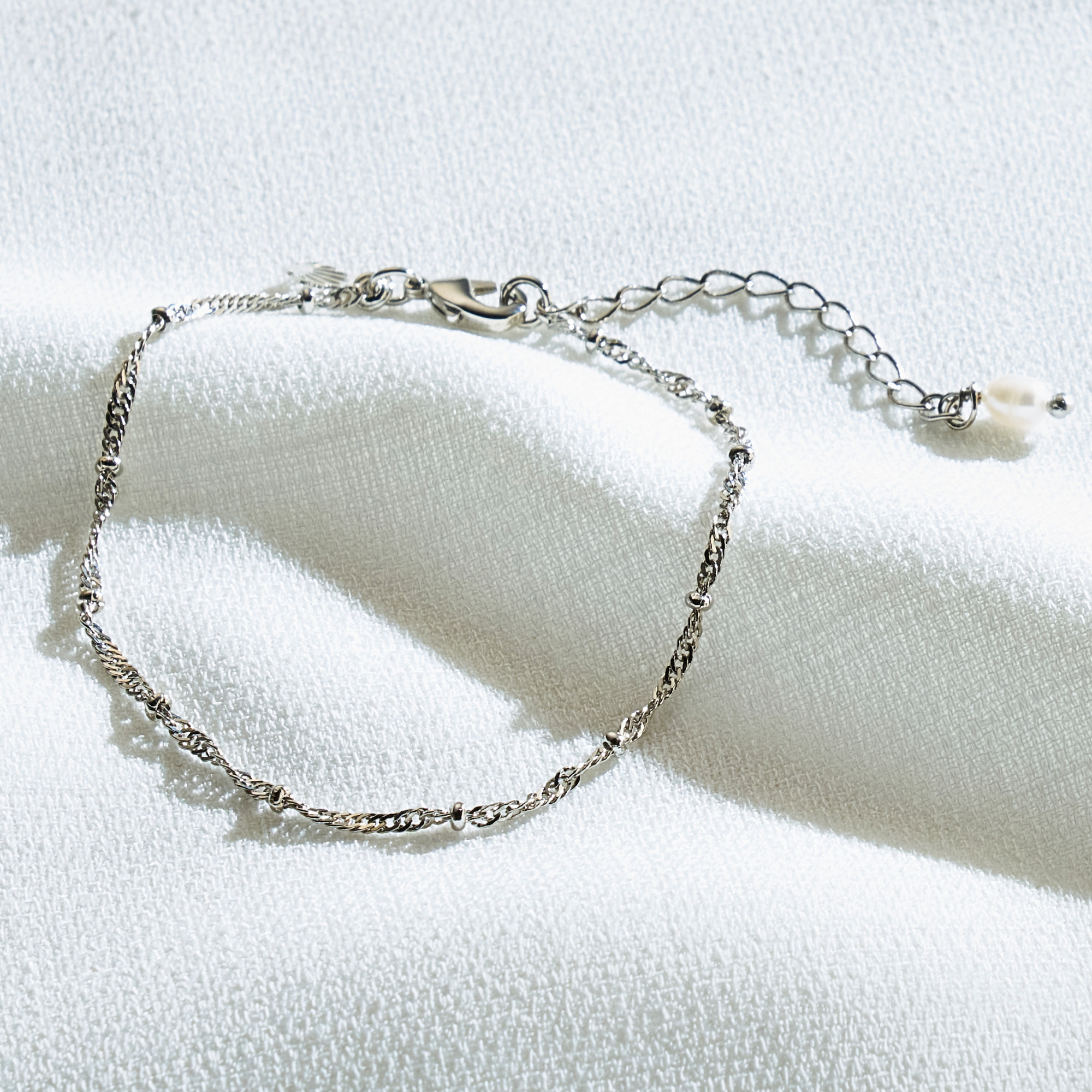 Pulseira Joon Banho Ródio Branco