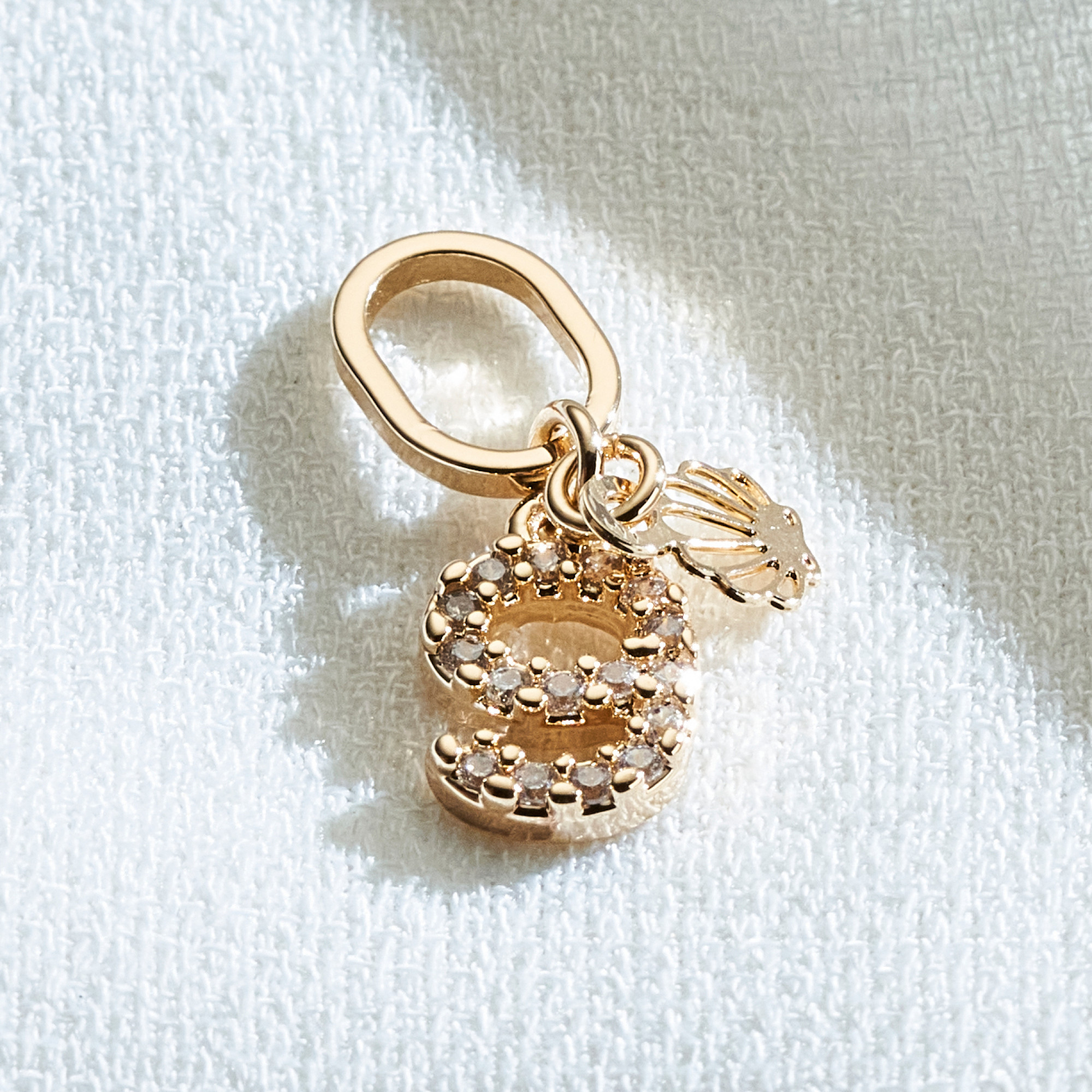 Pingente Dae 9 Banho Ouro 18k