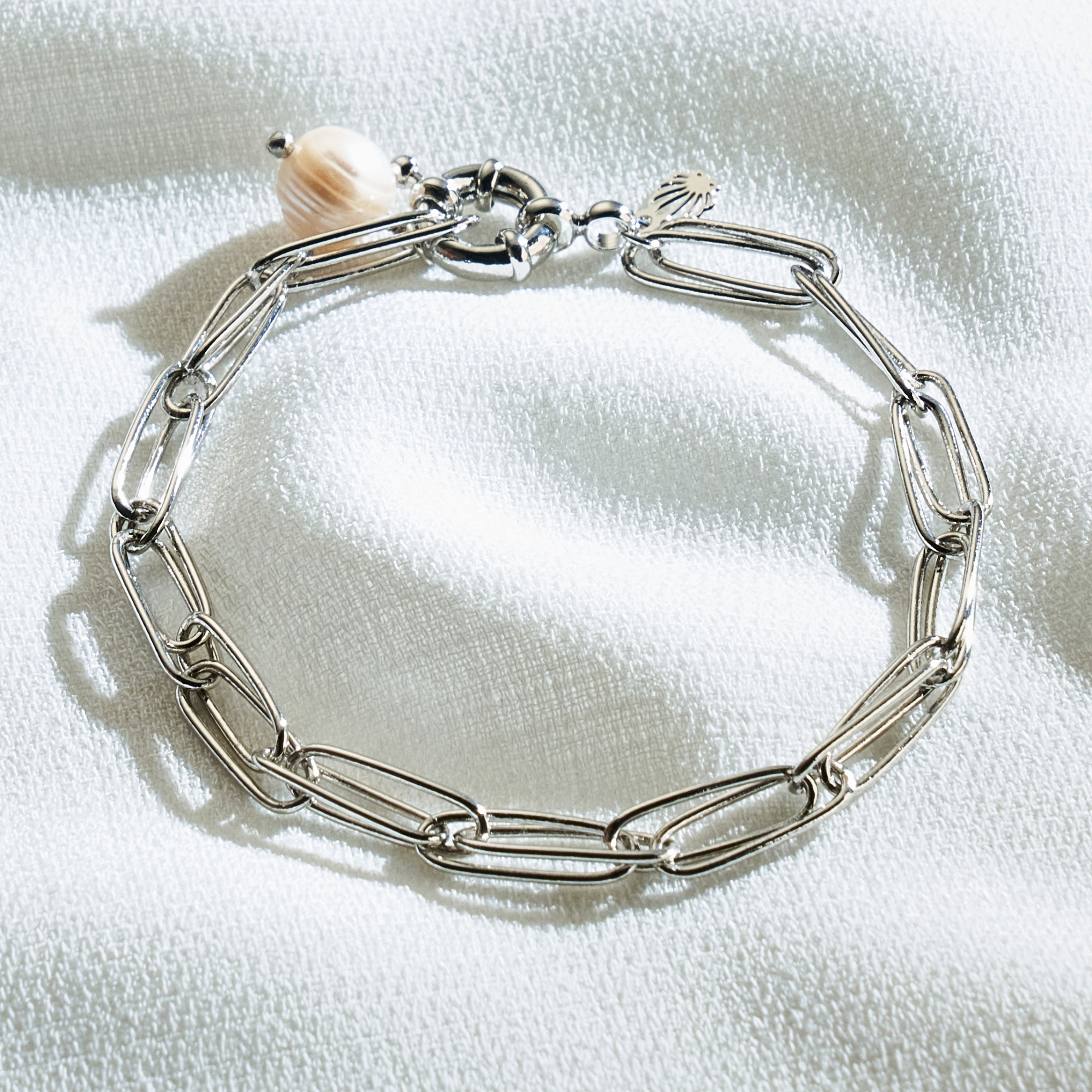 Pulseira Sun Banho Ródio Branco