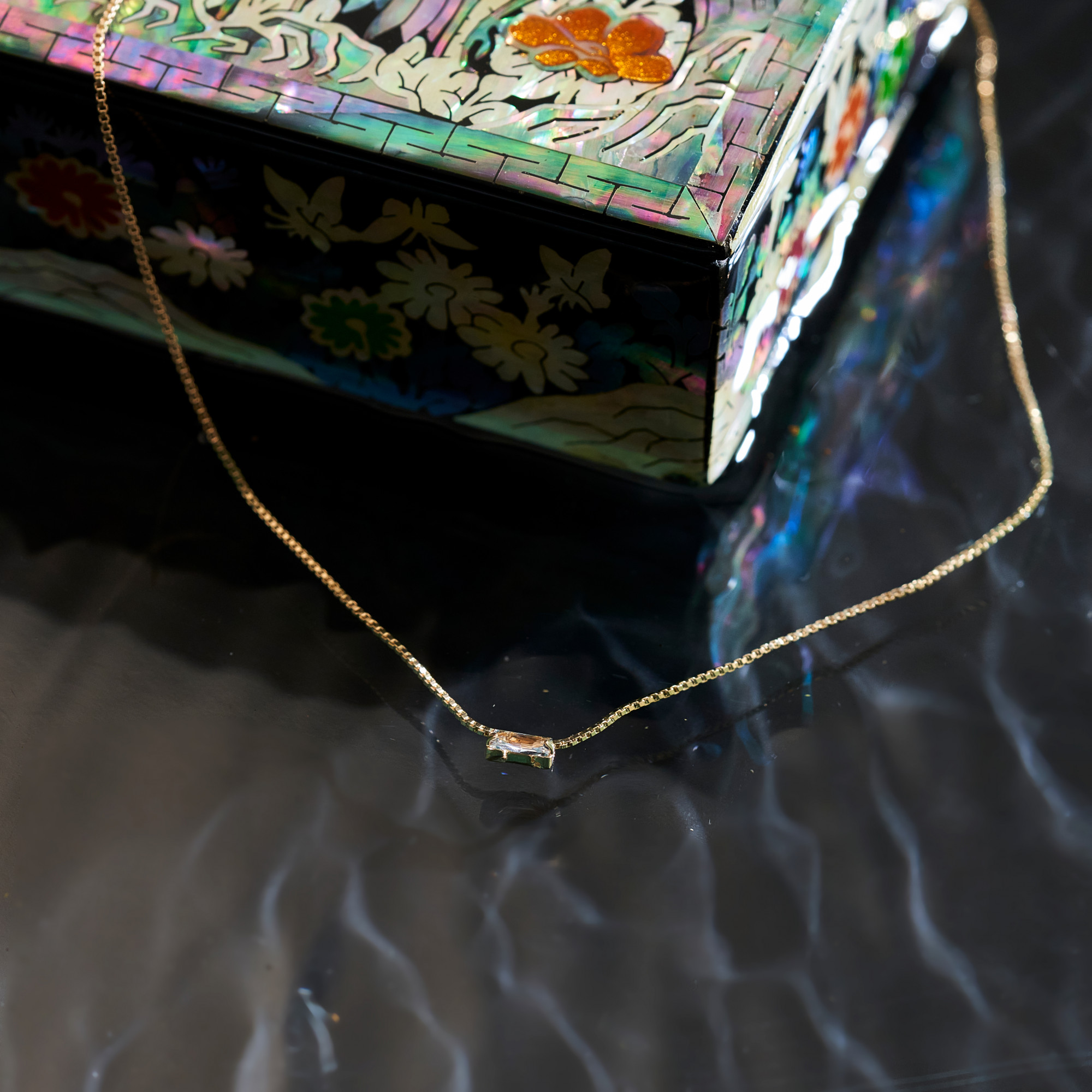 Colar Jiyeon Banho Ouro 18k