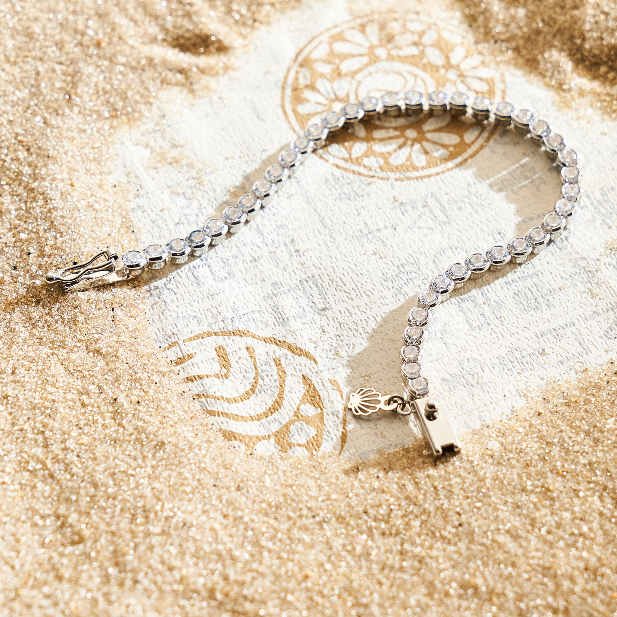 Pulseira Seulgi Banho Ródio Branco