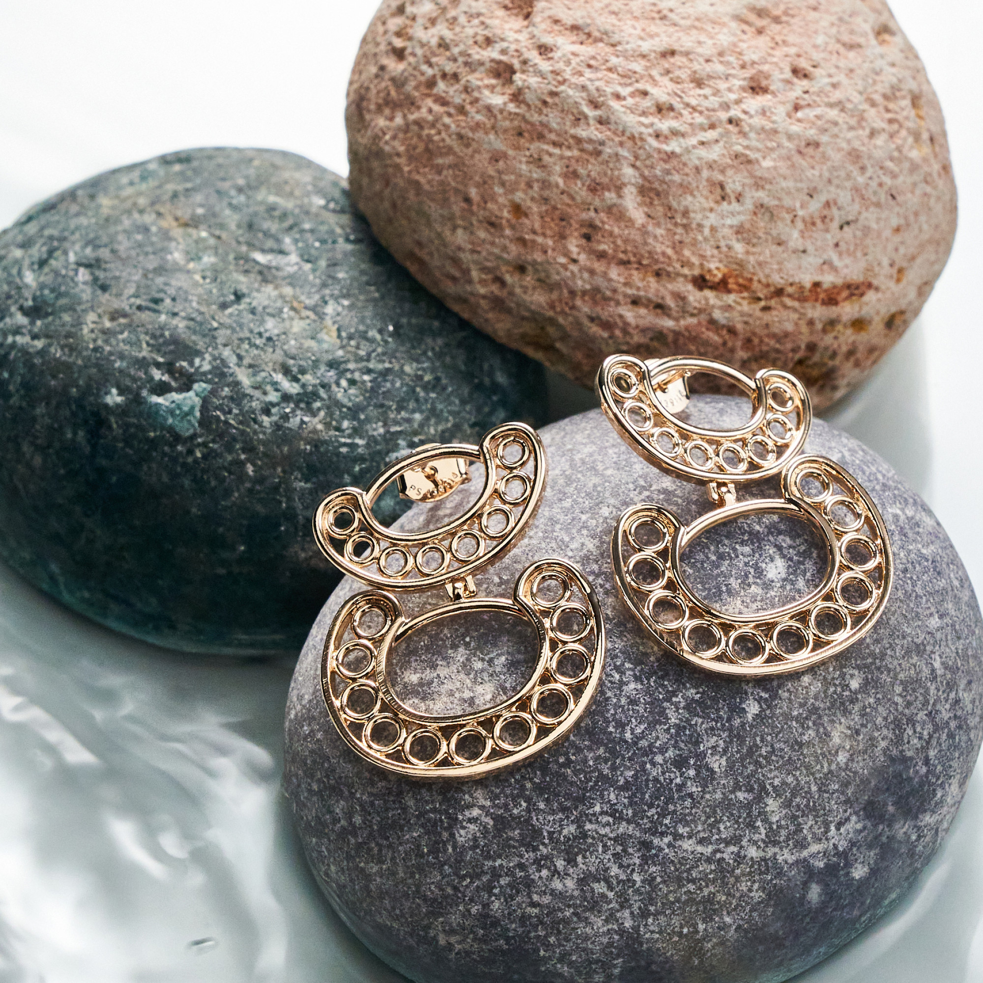 Brinco Olga Banho Ouro 18k