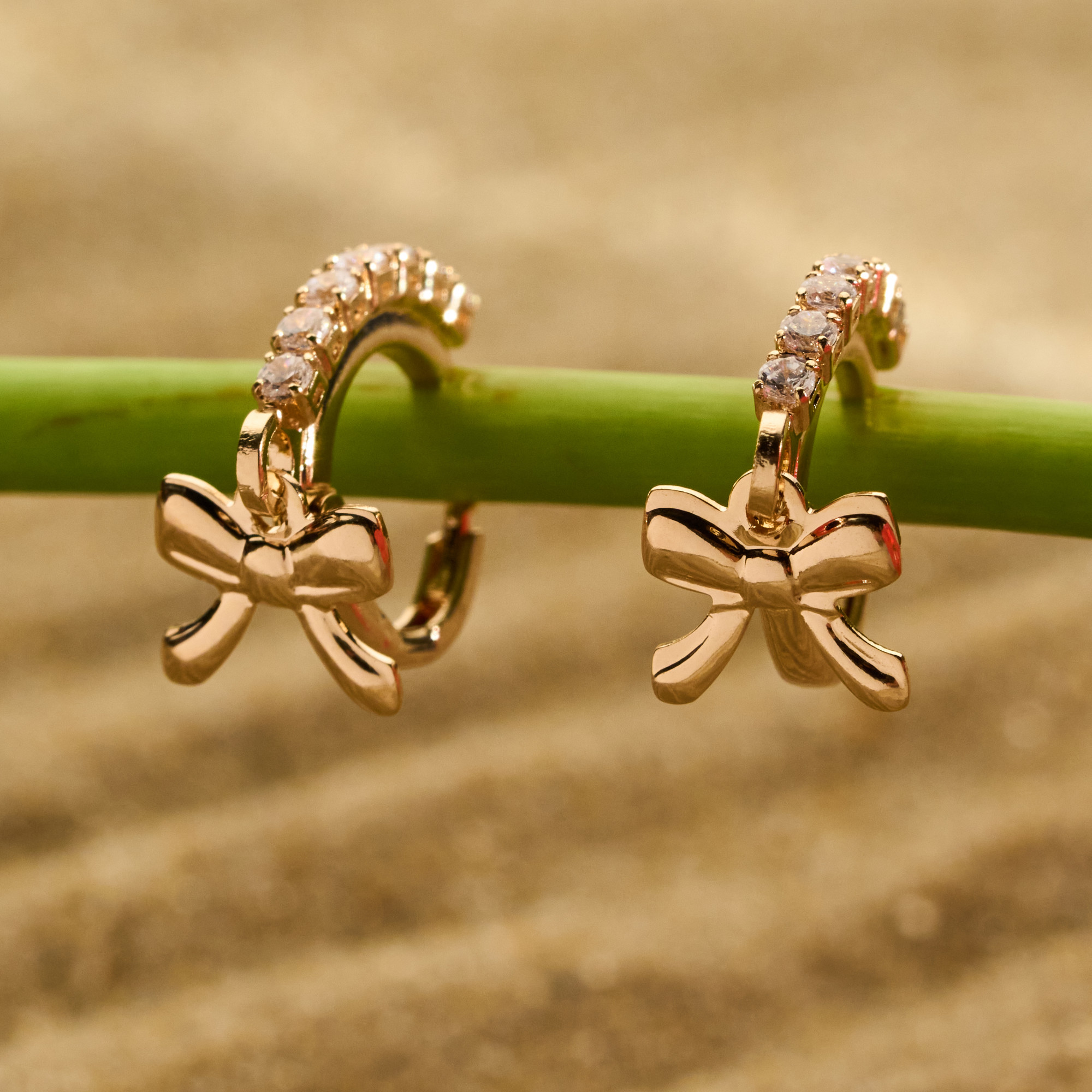 Brinco Andressa Banho Ouro 18k