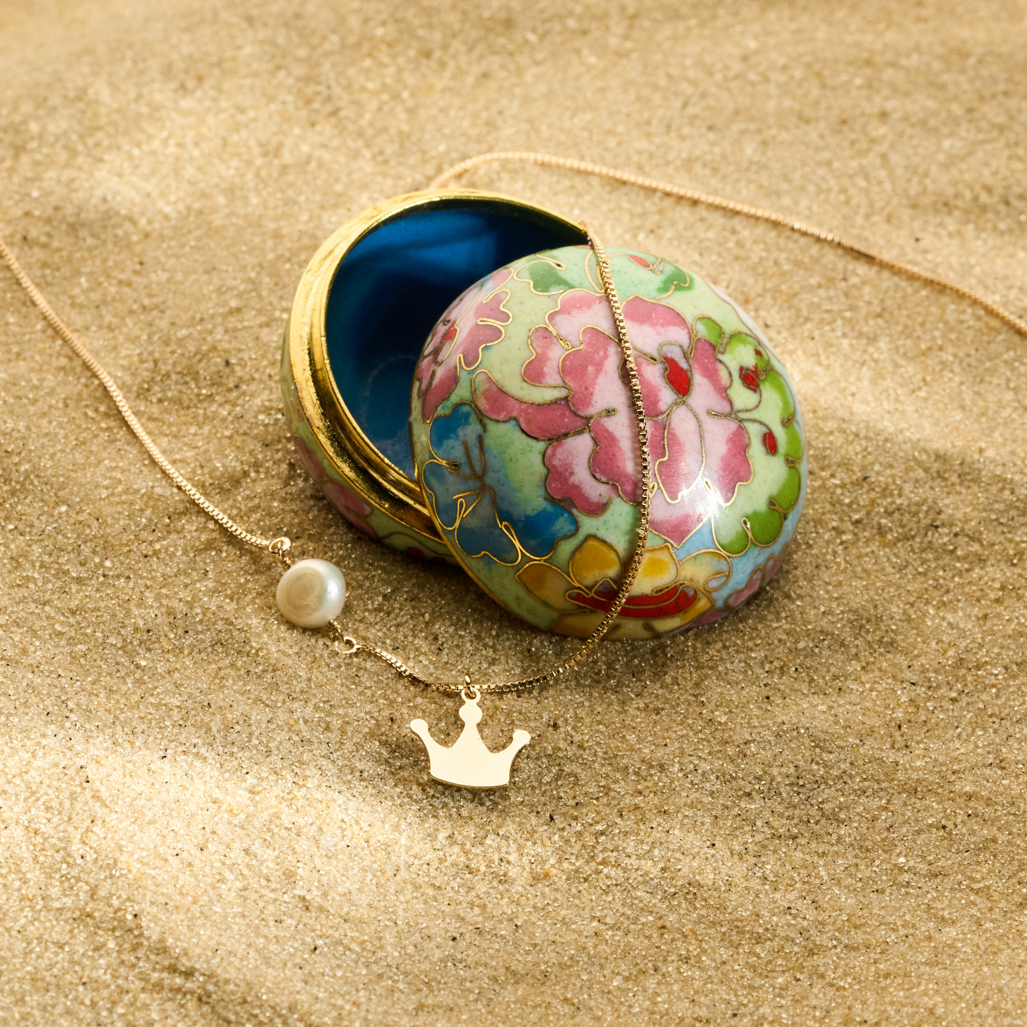 Colar Antonieta Banho Ouro 18k