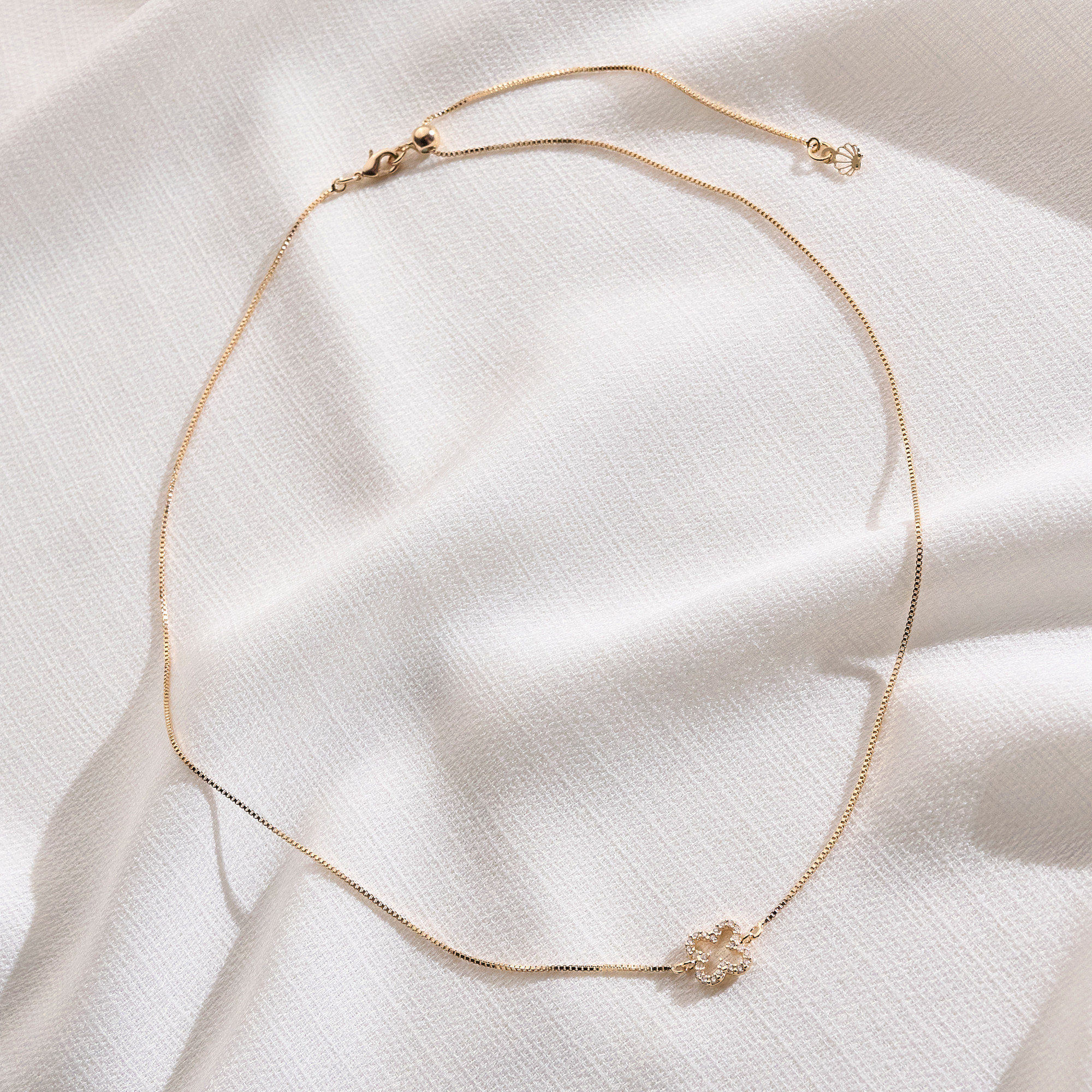 Colar Elisama Banho Ouro 18k