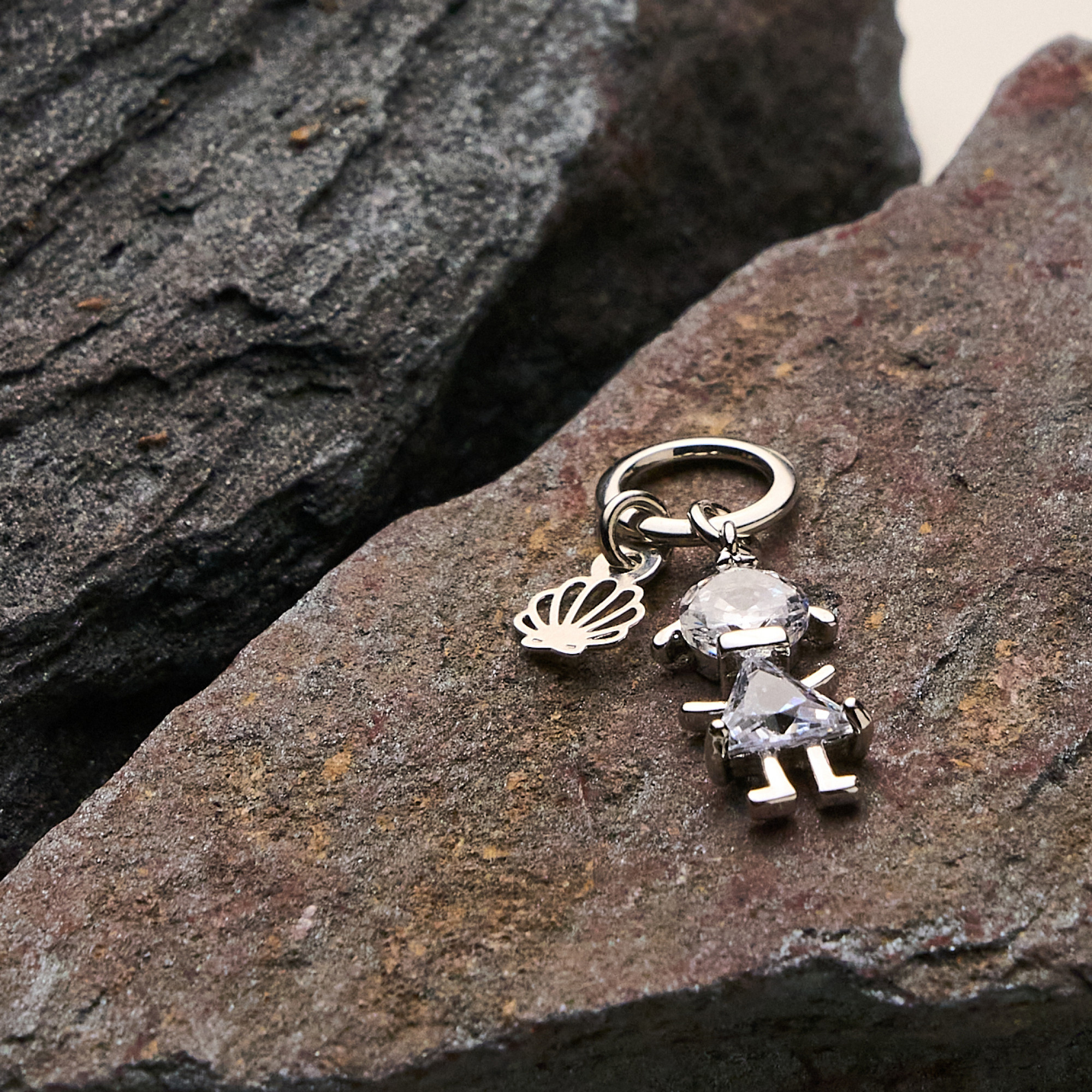 Pingente Nayara Banho Ródio Branco