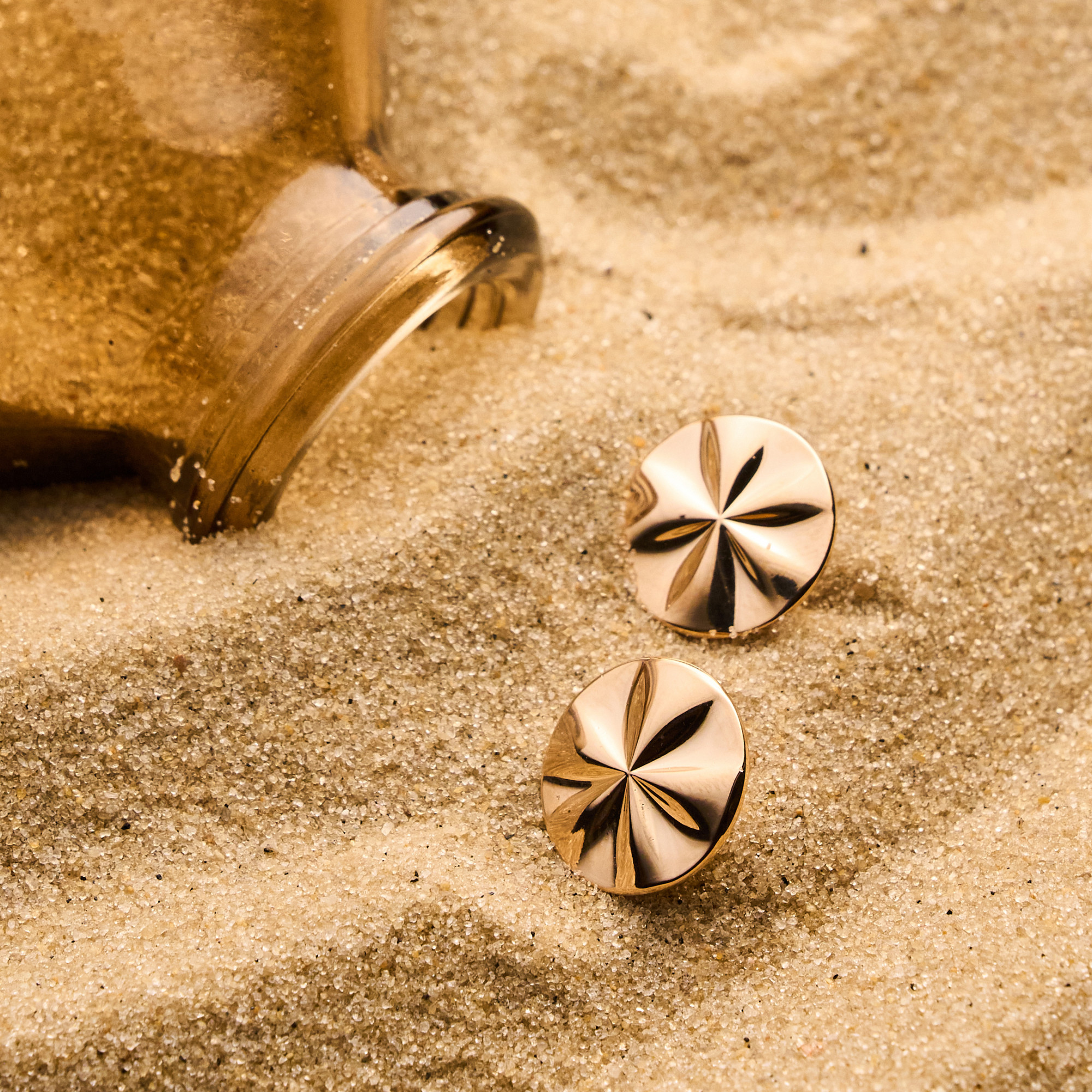 Brinco Tânia Banho Ouro 18k