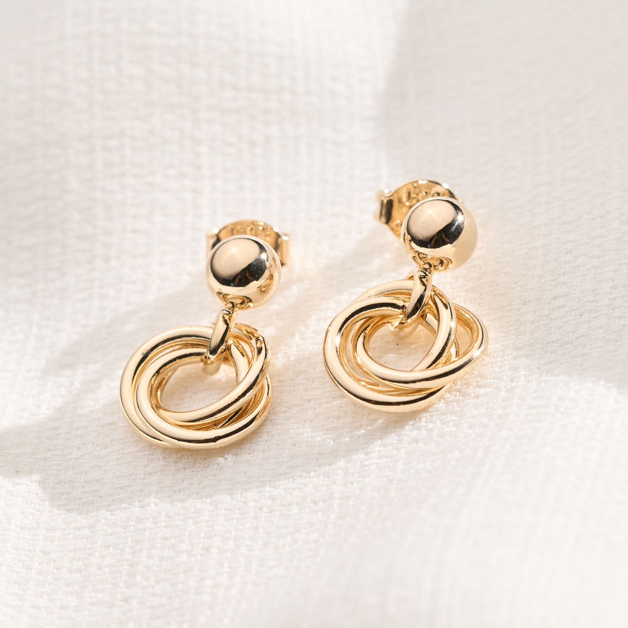 Brinco Briana Banho Ouro 18k