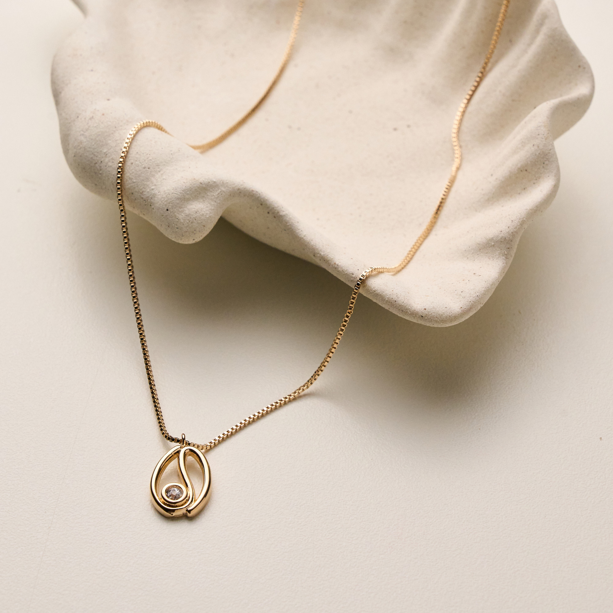 Colar Cleusa Banho Ouro 18k