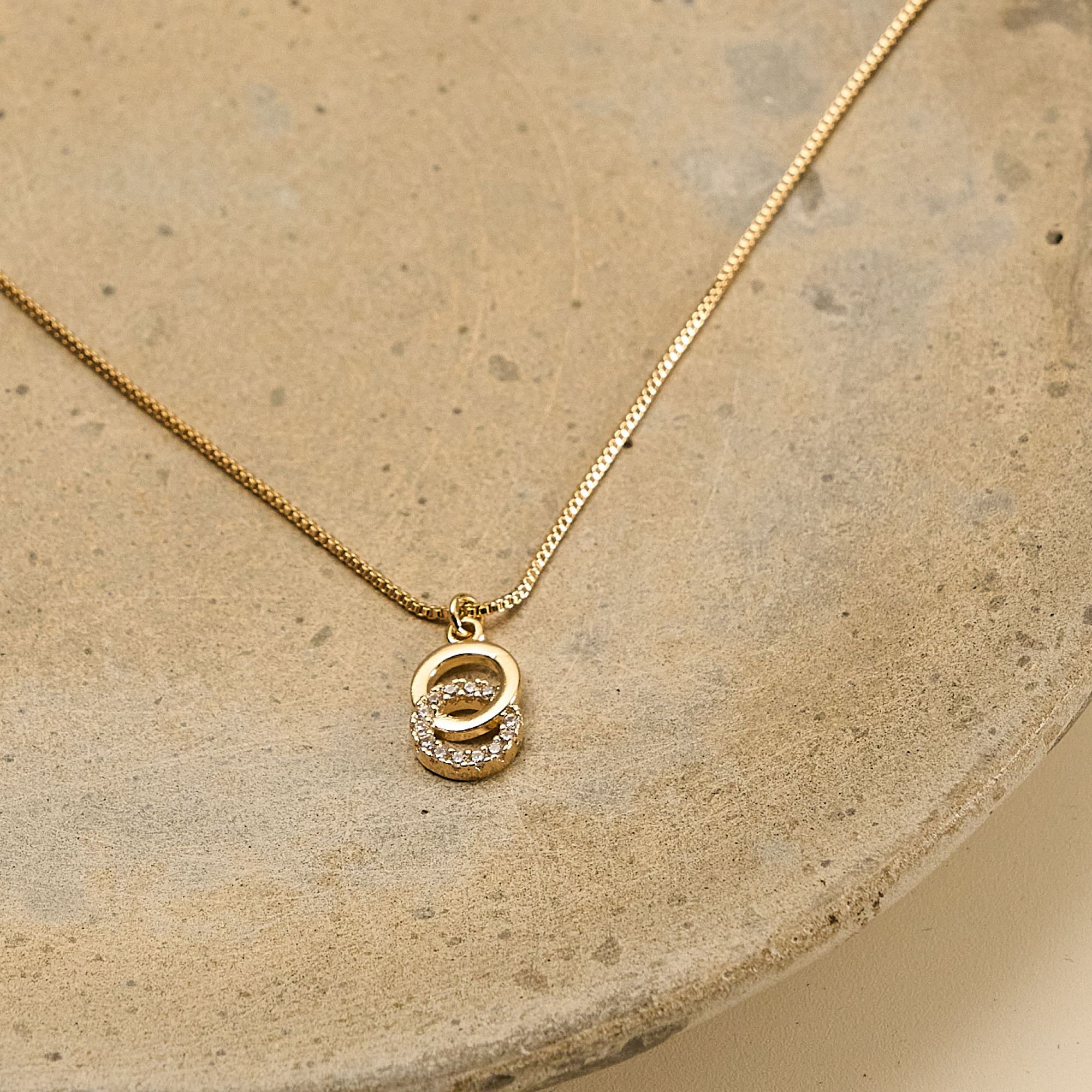 Colar Elo Banho Ouro 18k