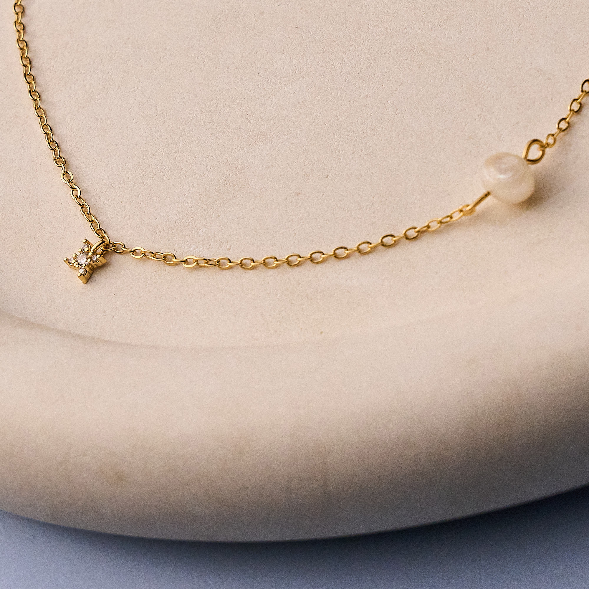 Colar Laurene Banho Ouro 18k